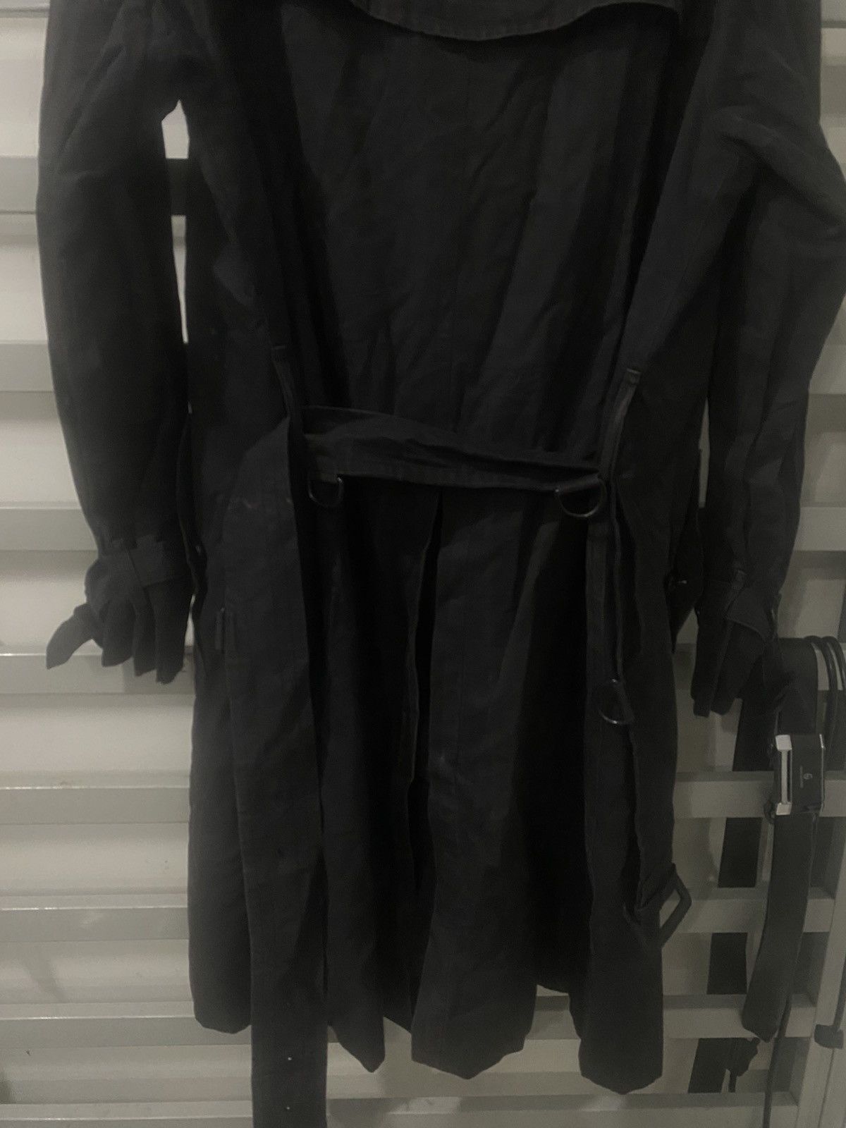 Burberry VINTAGE BLACK BURBERRY KESSINGTON TRENCH COAT Size US S / EU 44-46 / 1 - 23 Thumbnail