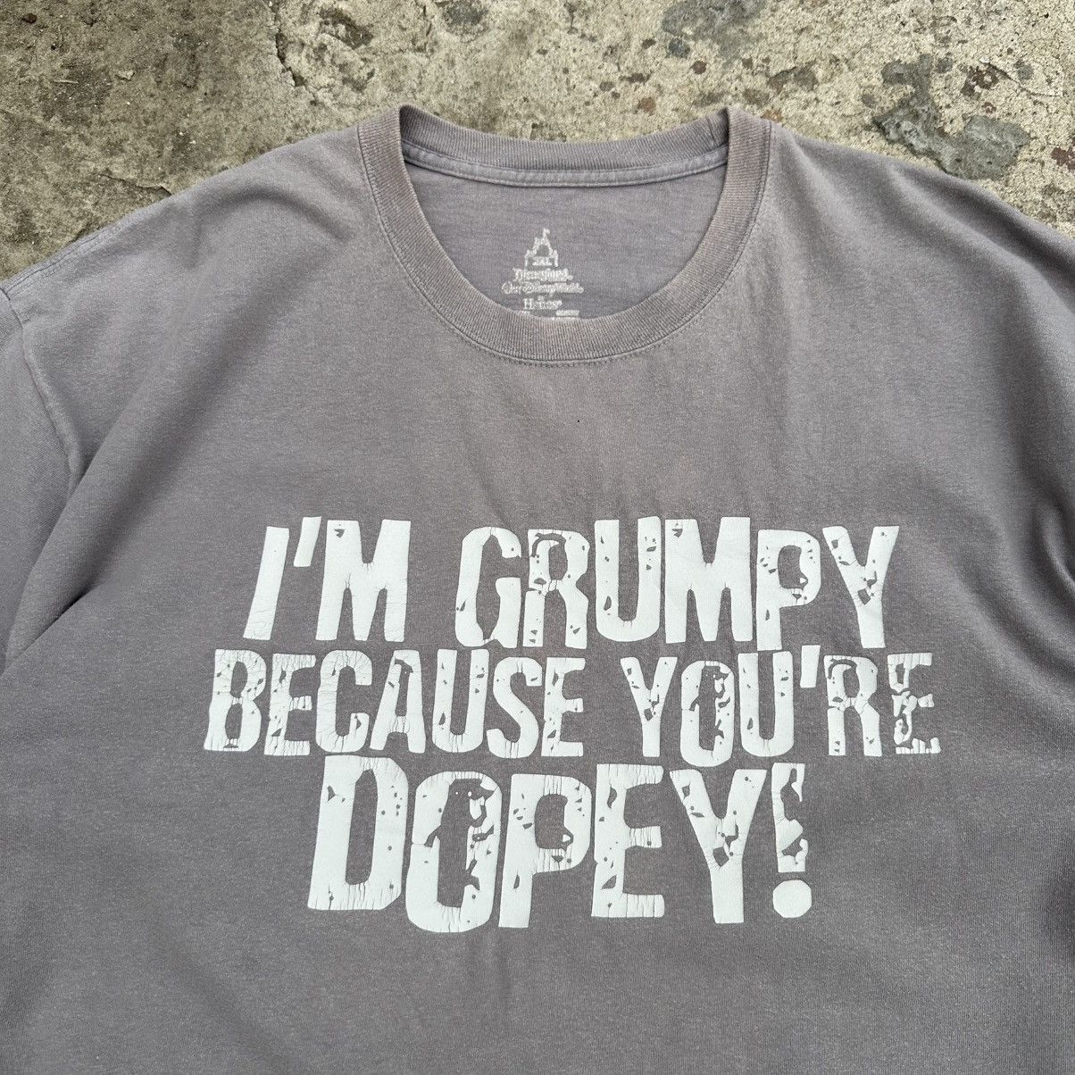 Disney × Y/Project Vintage Adult Tee Disney I’m Grumpy Because You’re Doopey Size US XXL / EU 58 / 5 - 7 Thumbnail