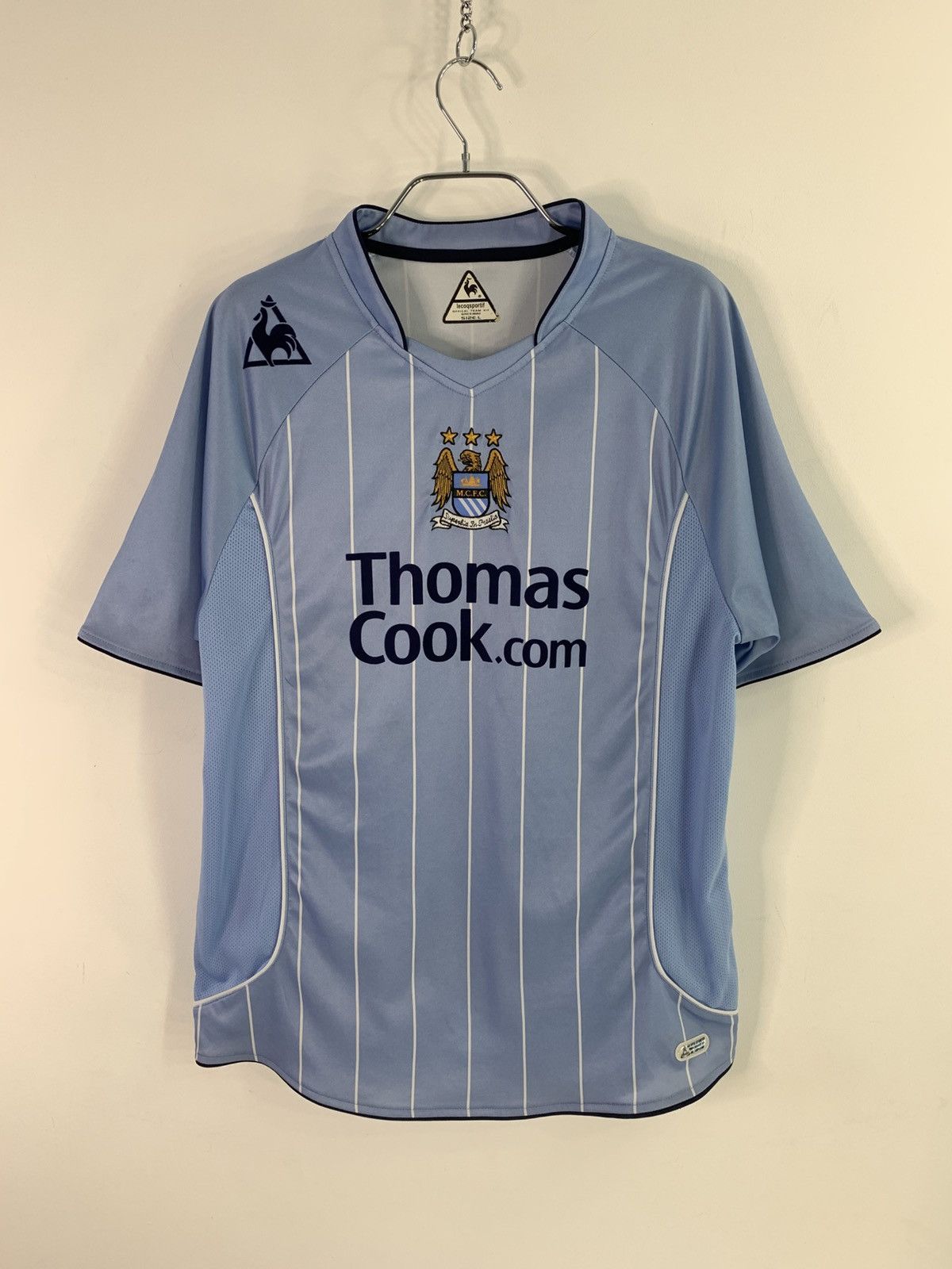 Le Coq Sportif Le Coq Sportif FC Manchester City 2007/08 Home Jersey L Size Size US L / EU 52-54 / 3 - 1 Thumbnail