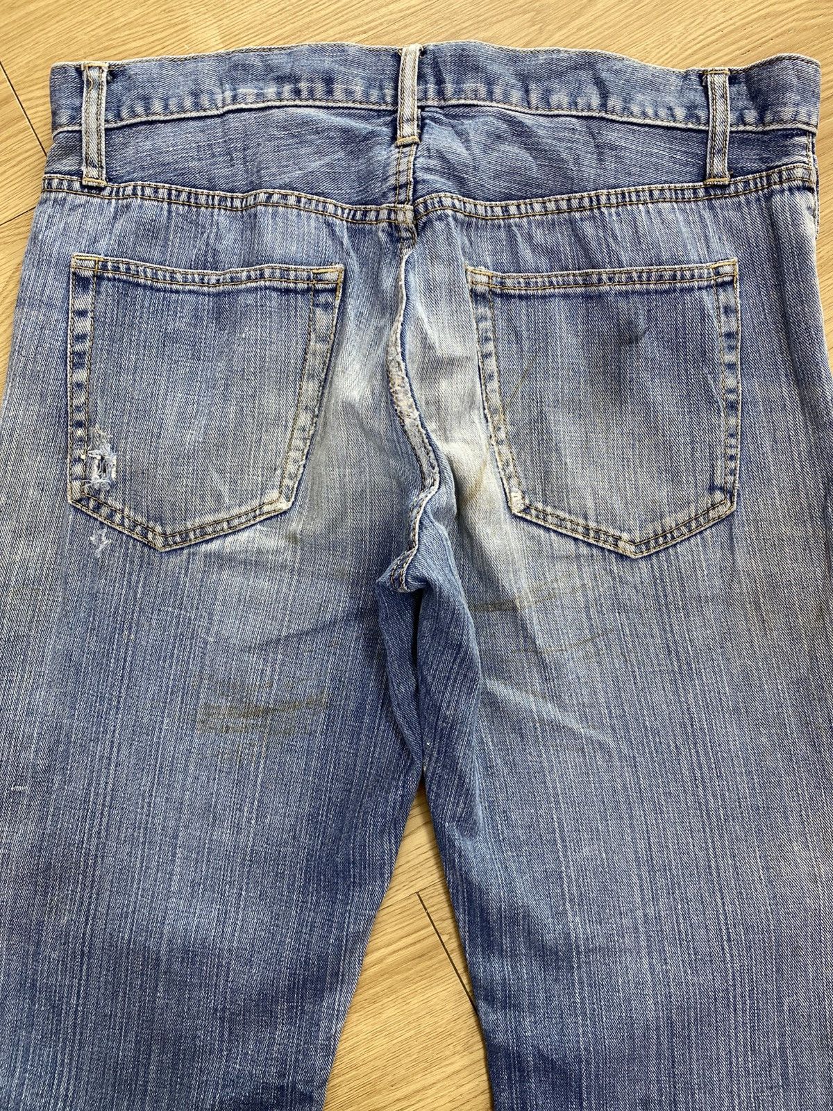 Japanese Brand Vintage Japanese Brand Blue Wash Loose Style Jeans Size US 34 / EU 50 - 4 Thumbnail