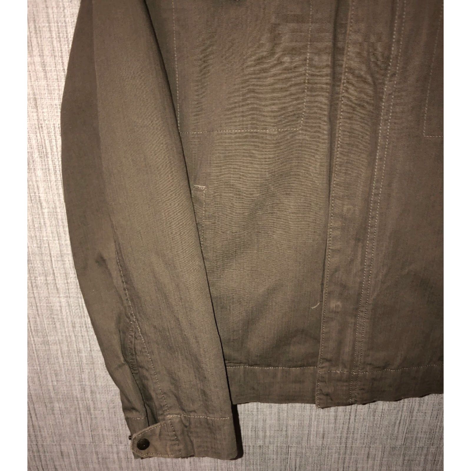 Levi's Levi’s Mens Full Zip Jacket TUCKABLE HOOD Size G 23.5 Inch Armpit Green Zipper Hat? Size US L / EU 52-54 / 3 - 3 Thumbnail