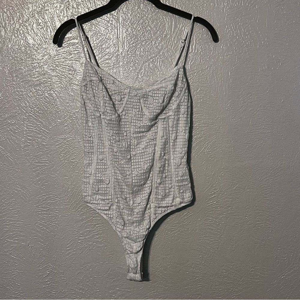 ASTR The Label ASTR The Label Millbrae Bustier Bodysuit Textured Polka Dot Size M / US 6-8 / IT 42-44 - 3 Thumbnail