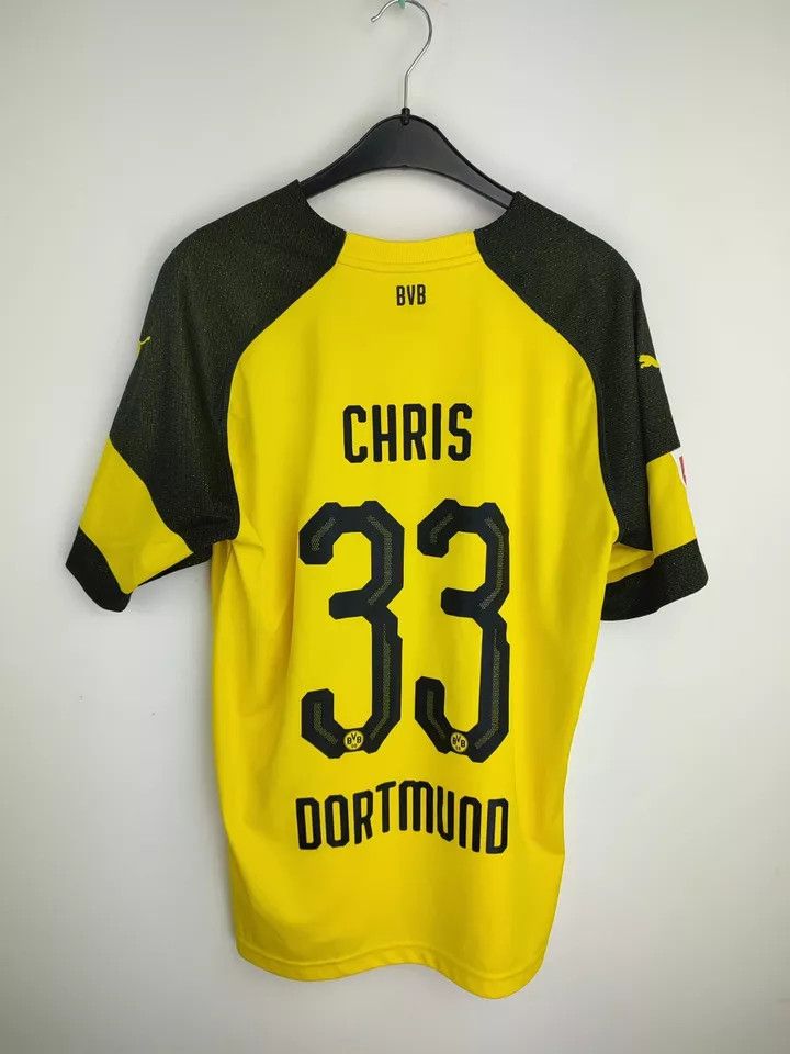 Puma Chris#33 Bundesliga 2018-19 Borussia Dortmund Kit Soccer Size US L / EU 52-54 / 3 - 13 Thumbnail