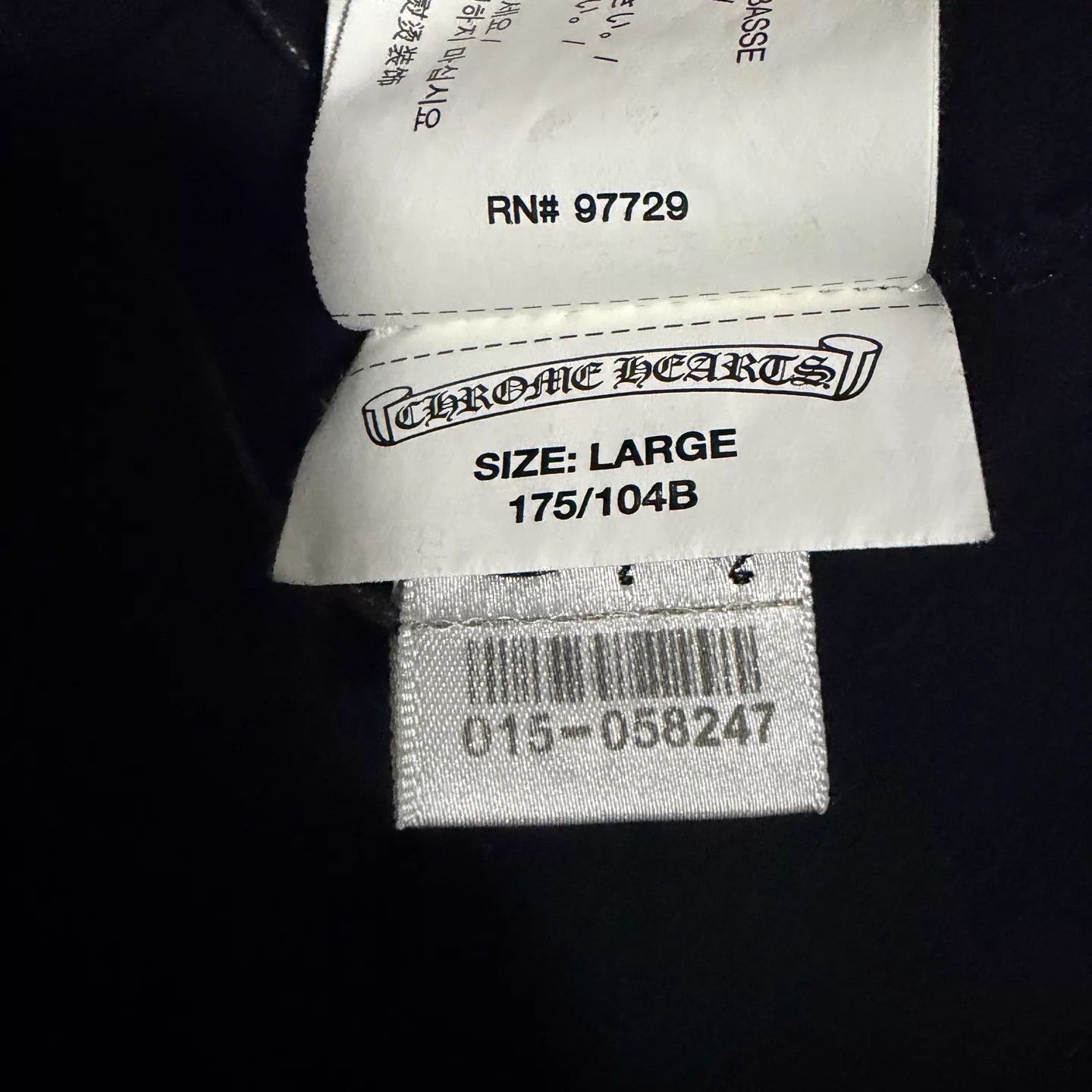 Chrome Hearts Chrome Hearts Black Sword OM Logo Tee M 97New PrintFlaw Size US L / EU 52-54 / 3 - 5 Thumbnail