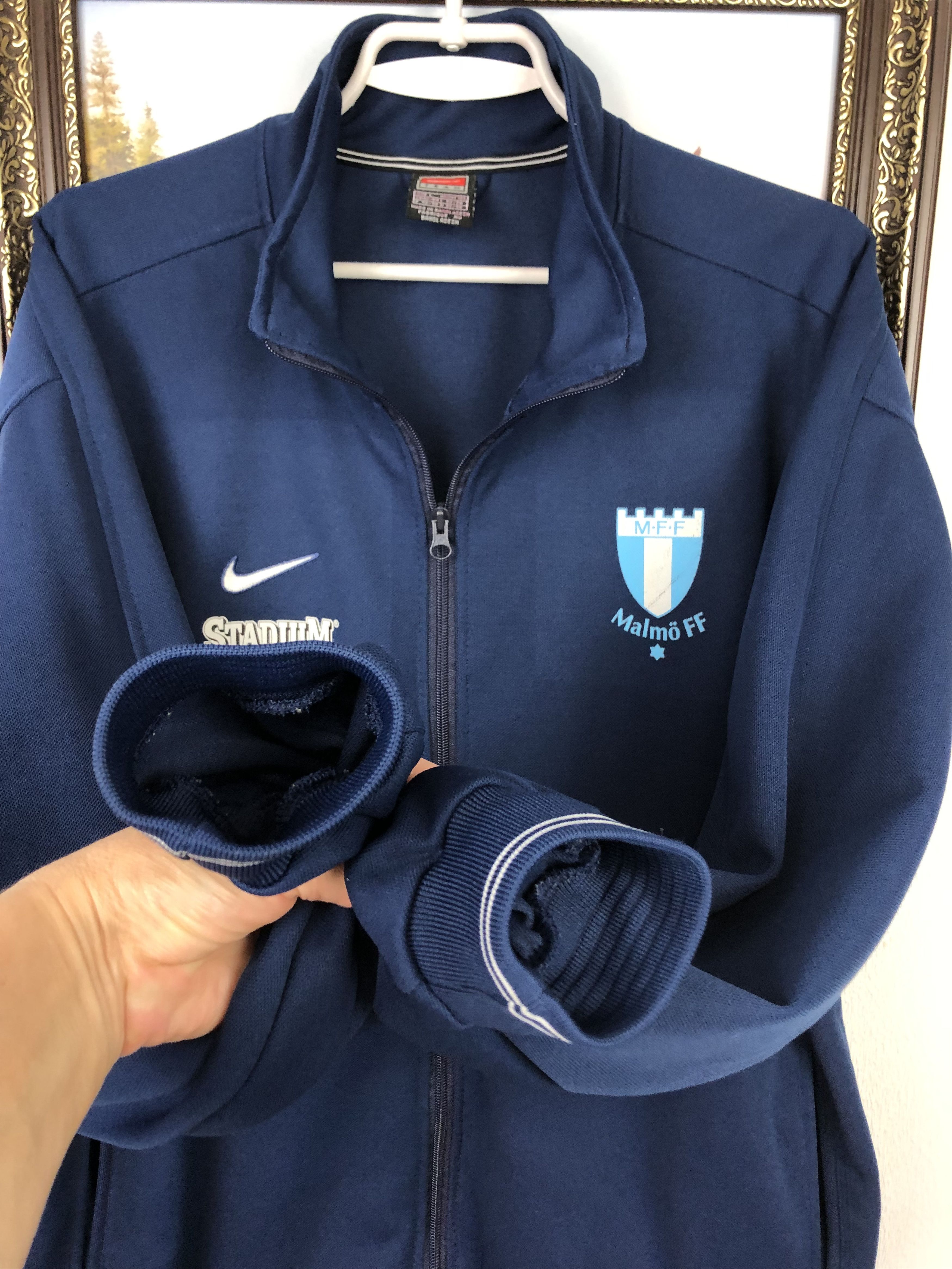 Nike Vintage Nike Malmo Football Jacket Ibrahimovic Track Top Size US L / EU 52-54 / 3 - 6 Thumbnail