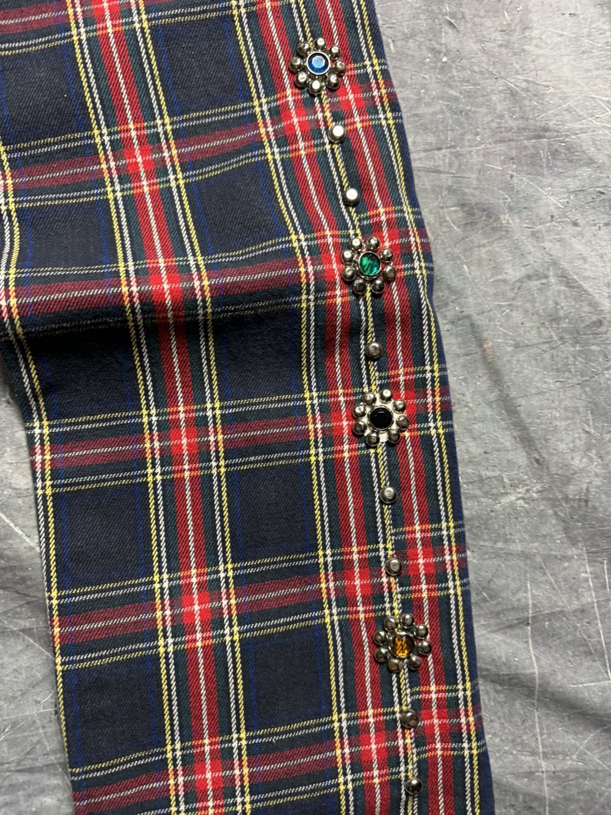 Kapital 11oz Tartan Check 5P Monkey Cisco Pants Size US 30 / EU 46 - 5 Thumbnail