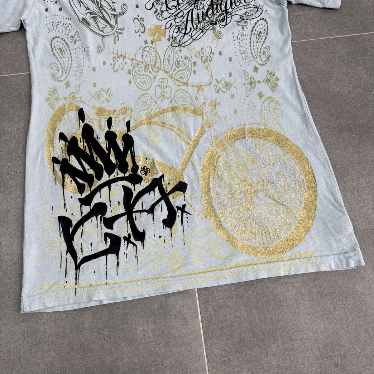 Ed Hardy Christian Audigier Los Angeles Tattoo Y2K Hip Hop T-Shirt Size US S / EU 44-46 / 1 - 6 Thumbnail