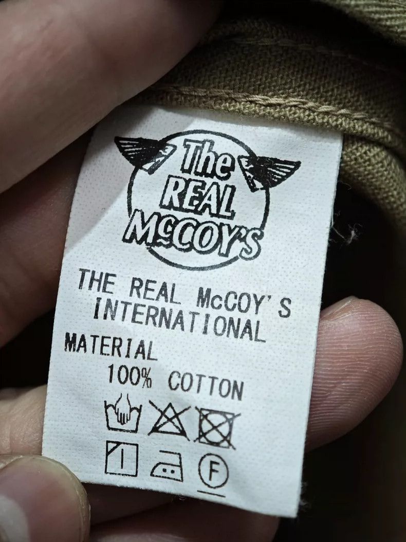 The Real McCoy's THE REAL McCOY'S M-38 KHAKI SHIRT - A khaki-colored militar Size US S / EU 44-46 / 1 - 4 Thumbnail