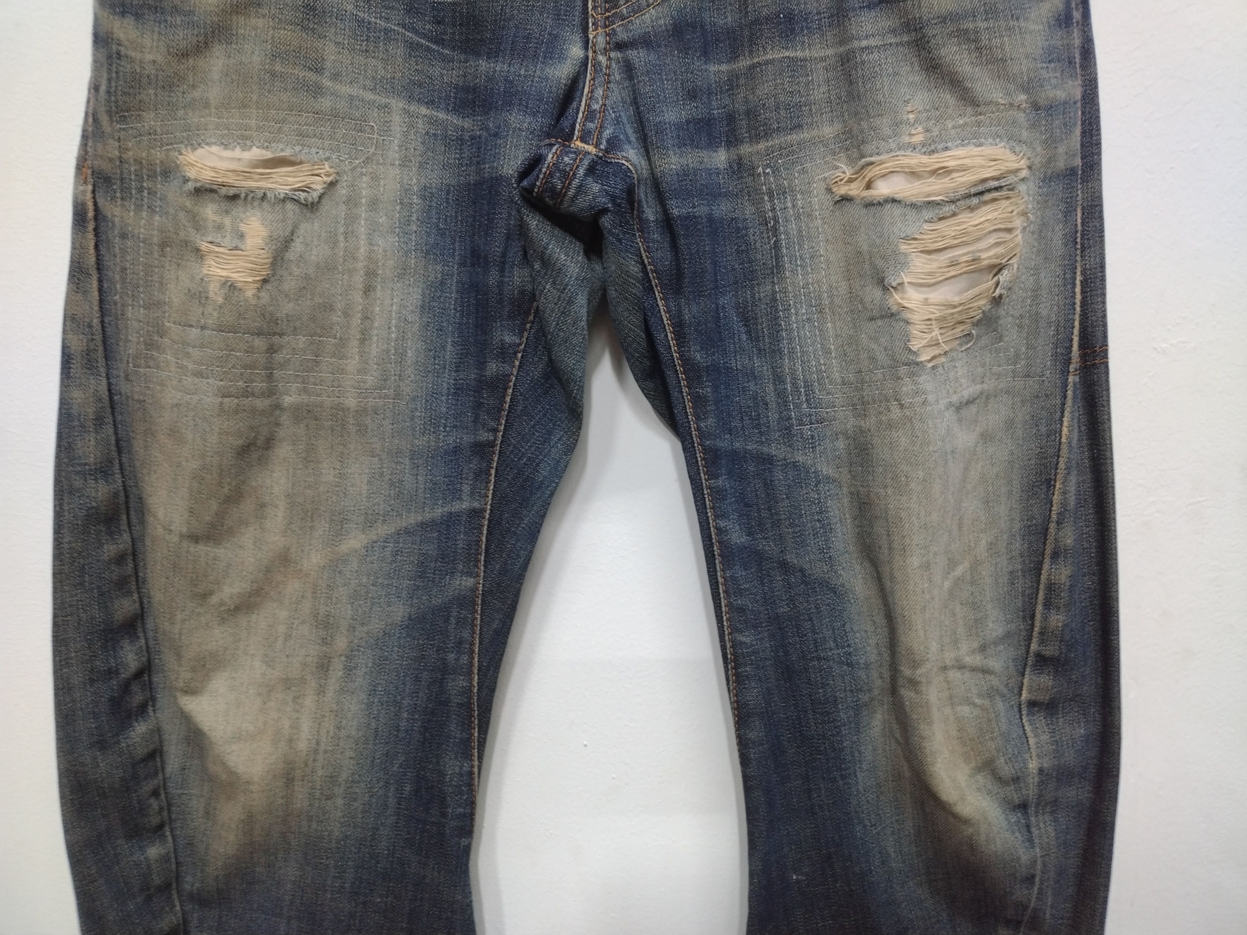 Edwin 💥Distressed Edwin E Function Awesome Character Jeans Size US 32 / EU 48 - 5 Thumbnail