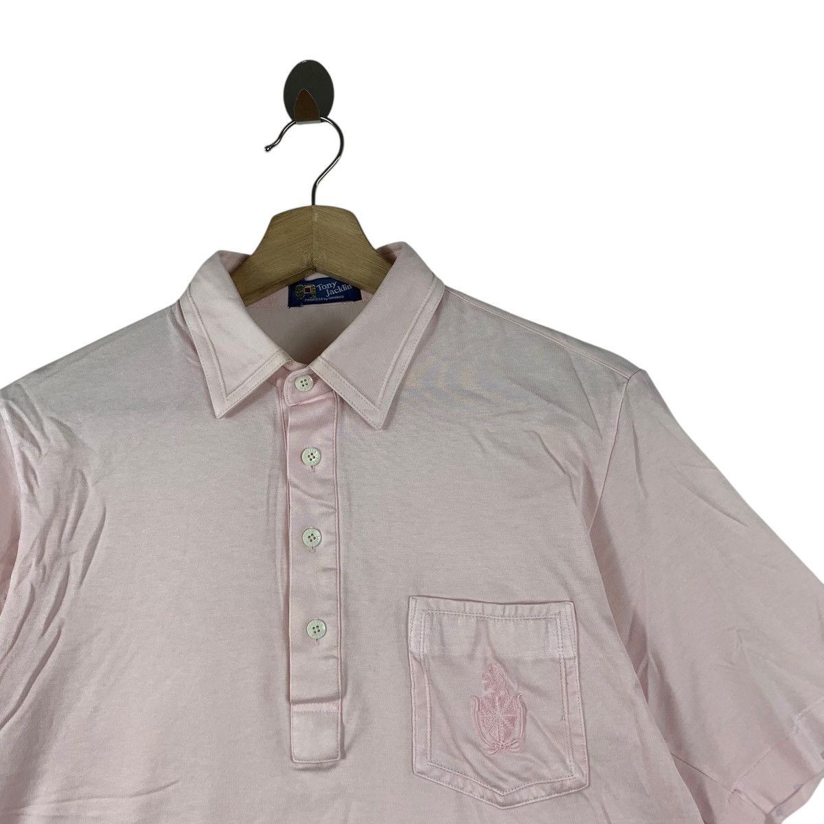 Vintage Vintage TONY JACKLIN HAWARD Crest Logo Polo Tee Shirt Size US S / EU 44-46 / 1 - 4 Thumbnail