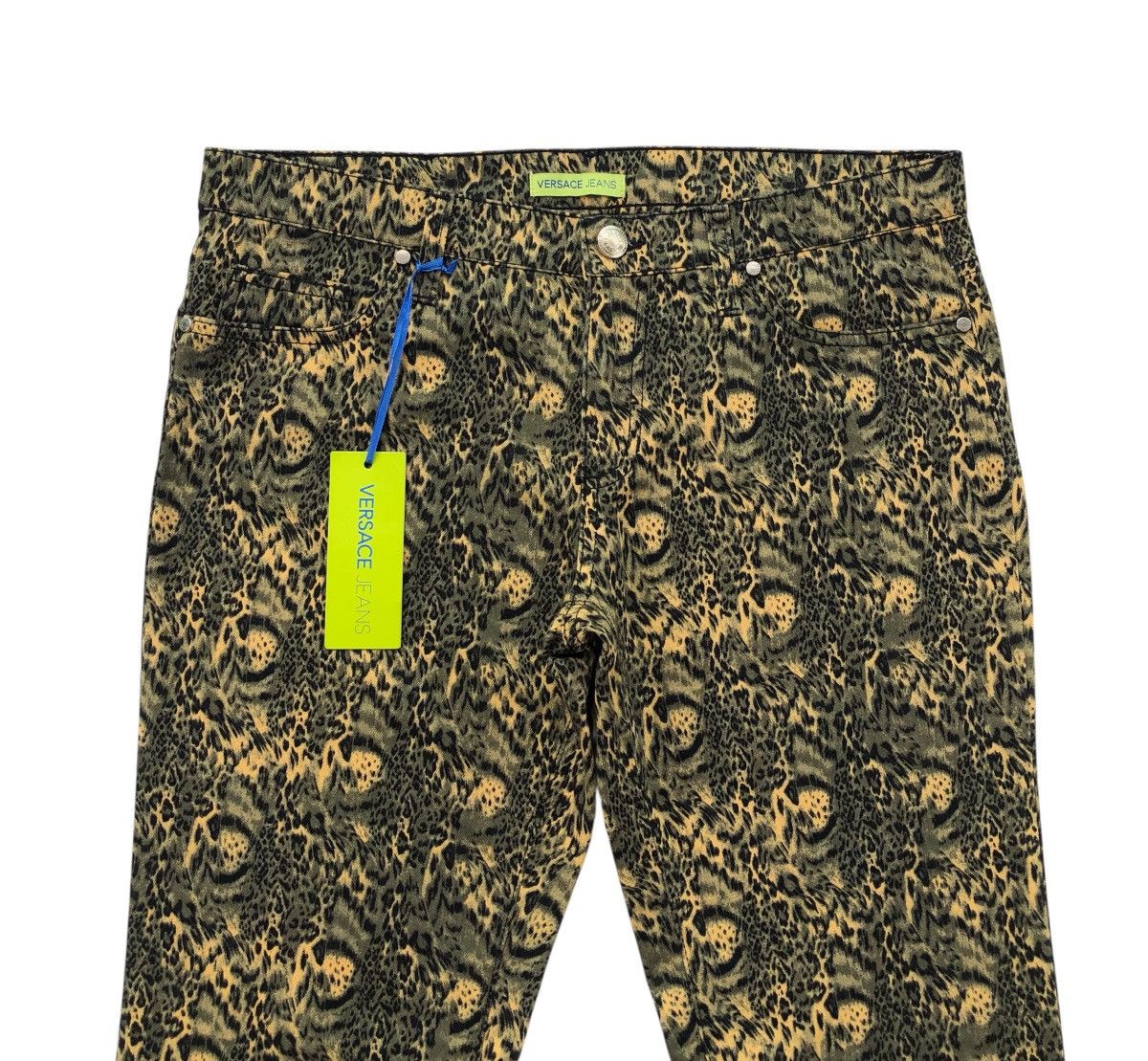 Versace Versace Jeans Couture Pants With An All-Over Leopard Print Size 30" / US 8 / IT 44 - 2 Thumbnail