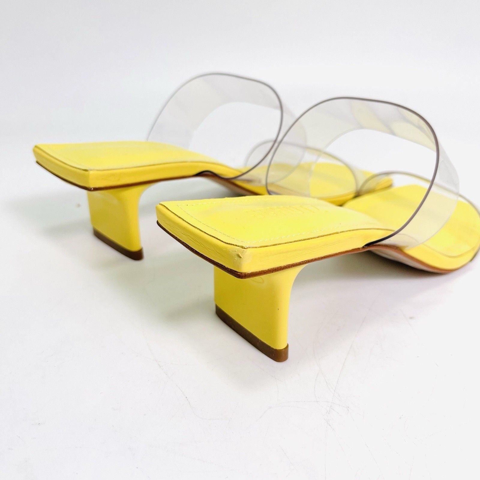 SCHUTZ Schutz Ariella Tab Mid Sandal Limoncello Size 8B Size US 8 / IT 38 - 4 Thumbnail