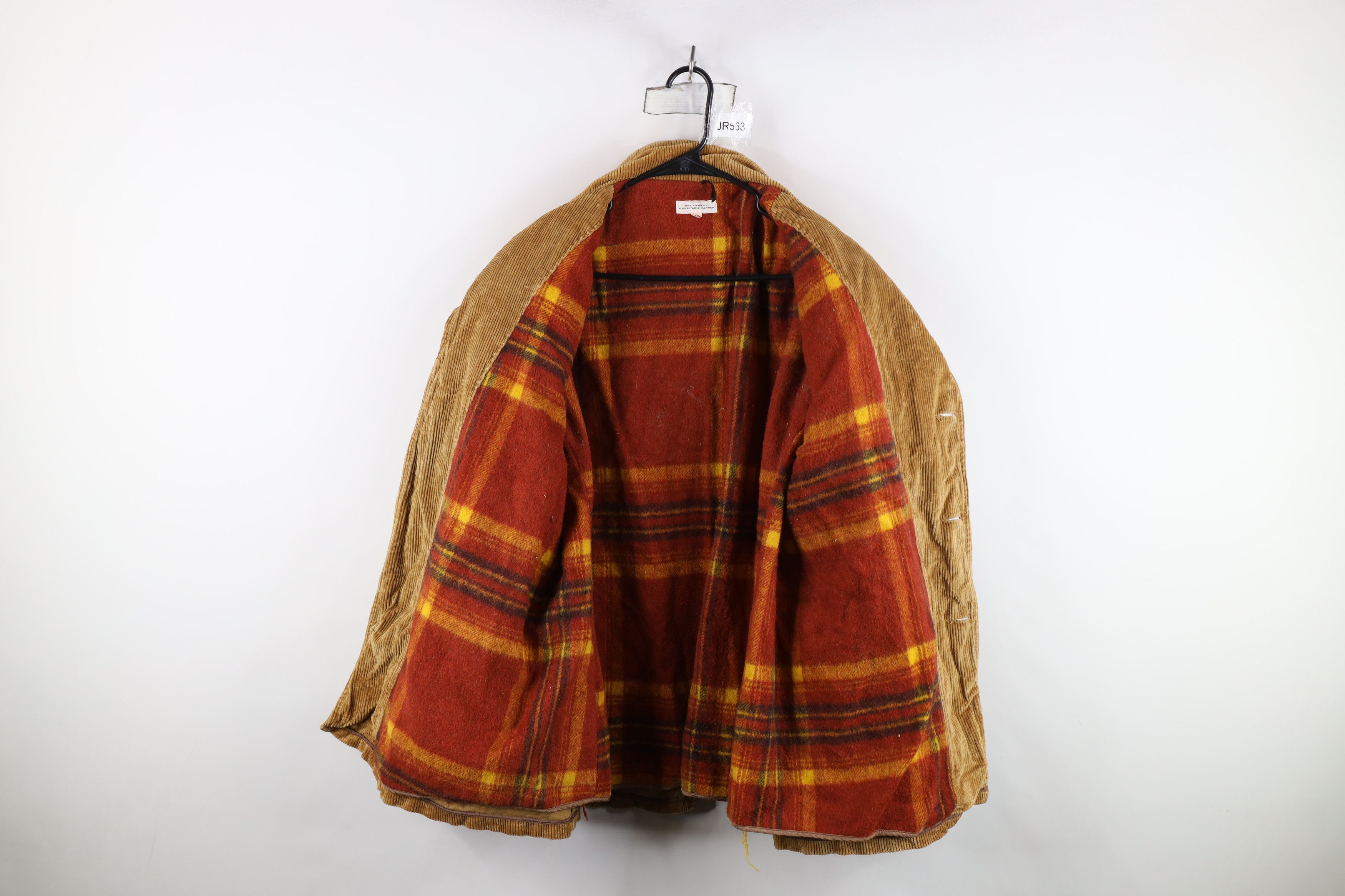 Vintage Vintage 60s Streetwear Corduroy Hunting Jacket Coat USA Size US XXL / EU 58 / 5 - 9 Thumbnail