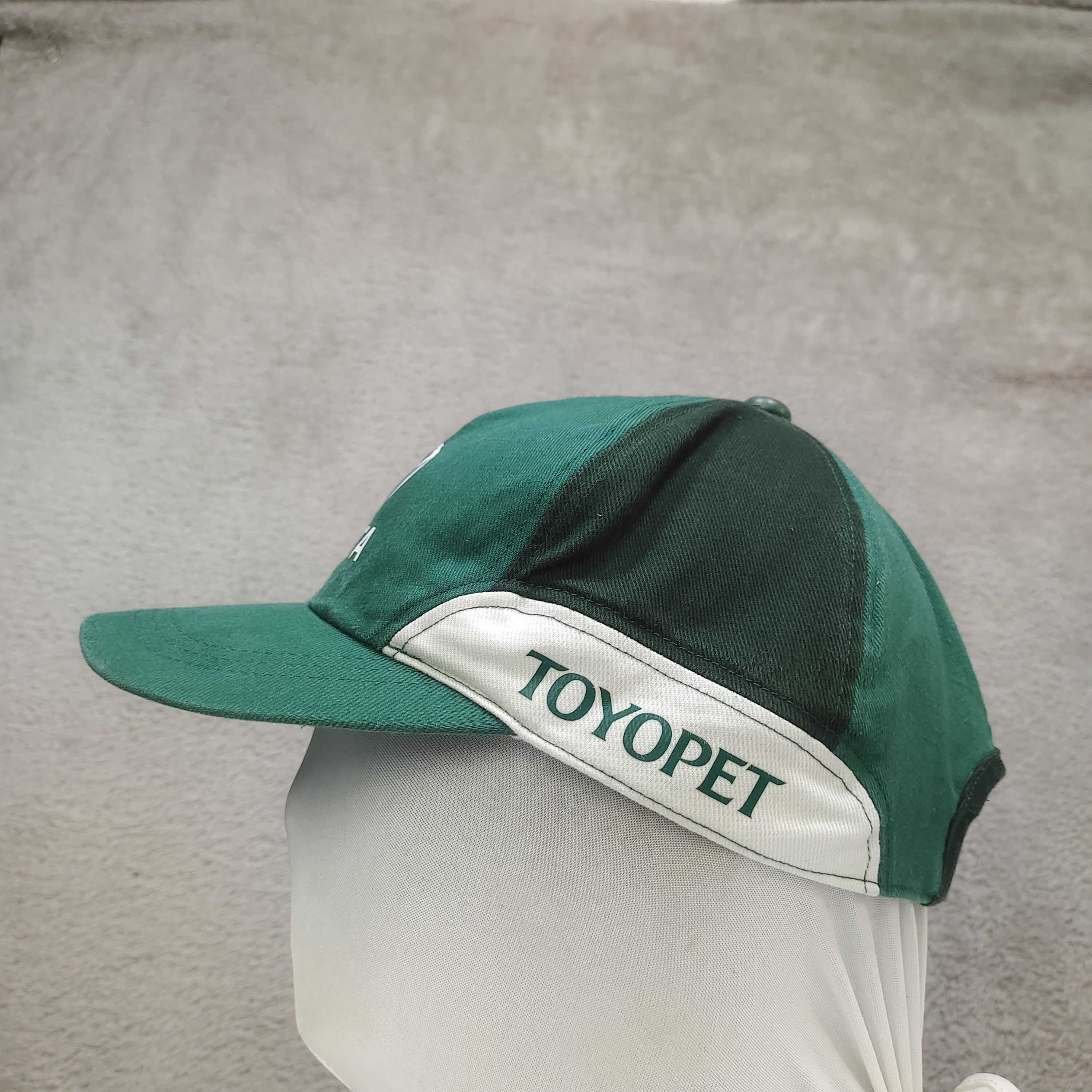 Vintage VINTAGE TOYOPET DEALERSHIP CAP GREEN/WHITE JAPAN EXCLUSIVE Size ONE SIZE - 3 Thumbnail