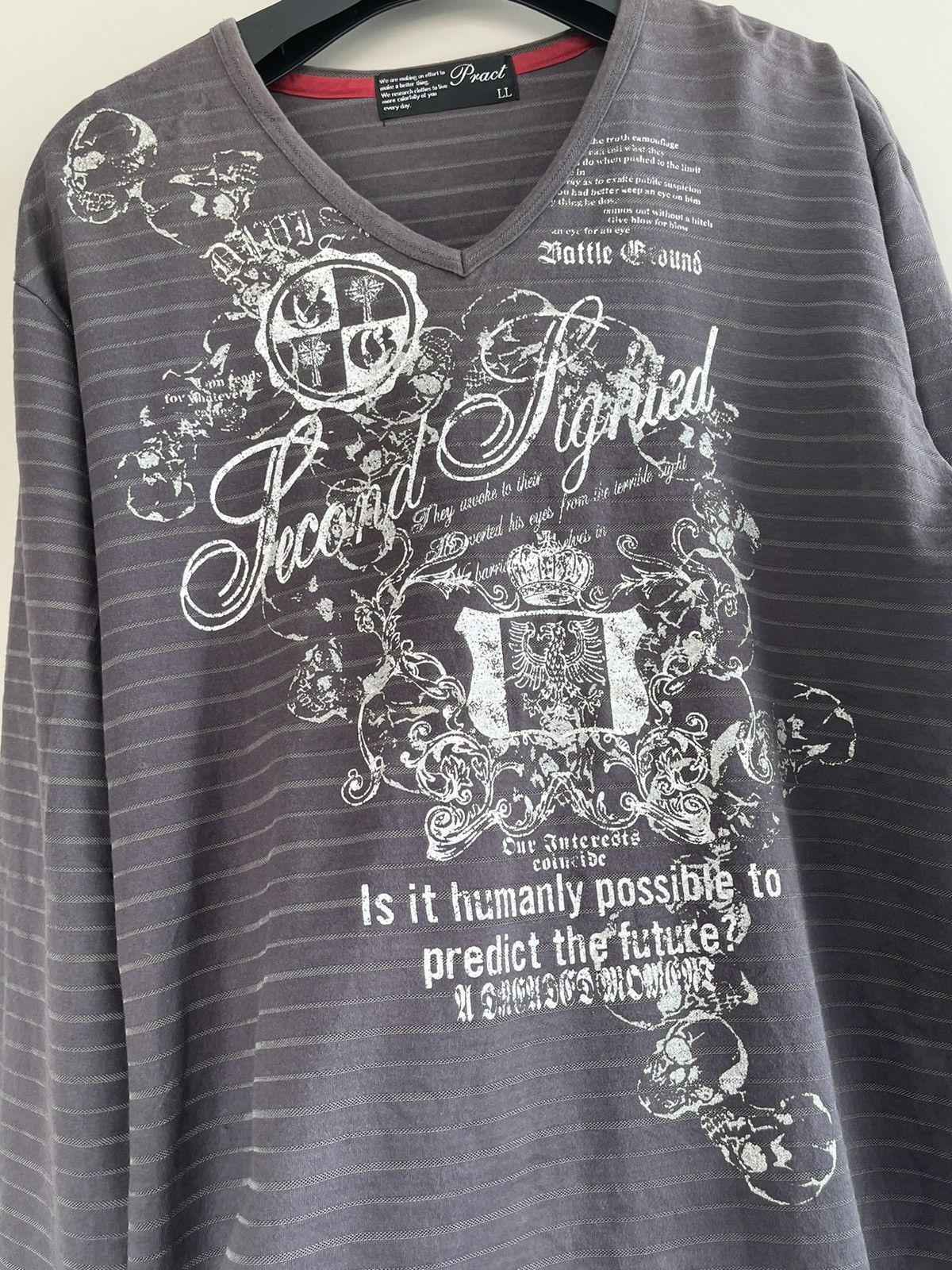 20471120 × Beauty Beast × Hysteric Glamour Japanese Pract Poem skull Seditionaries Punk Style Sleeve Size US L / EU 52-54 / 3 - 3 Thumbnail