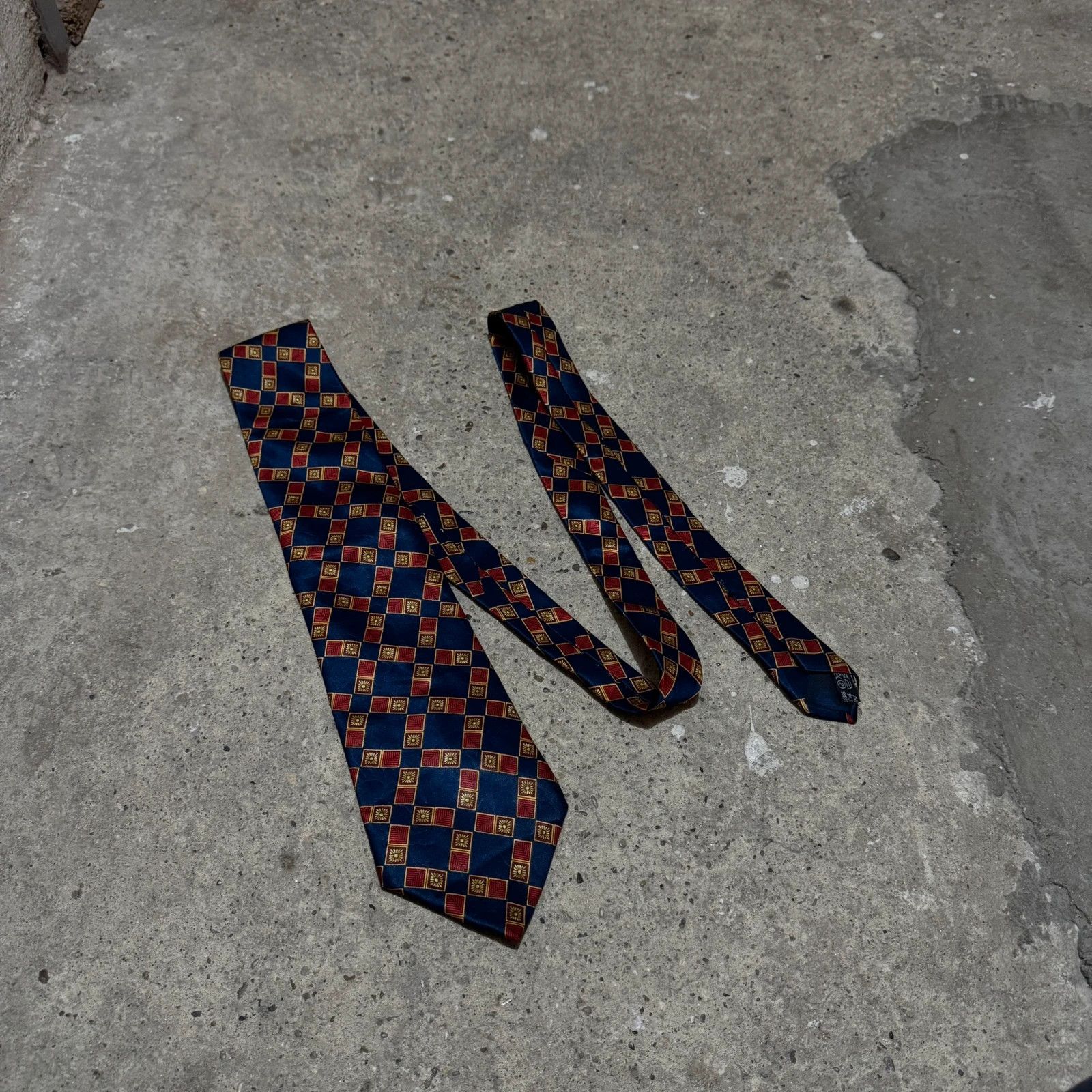 Lanvin Vintage Lanvin geometric silk tie Size ONE SIZE - 1 Thumbnail
