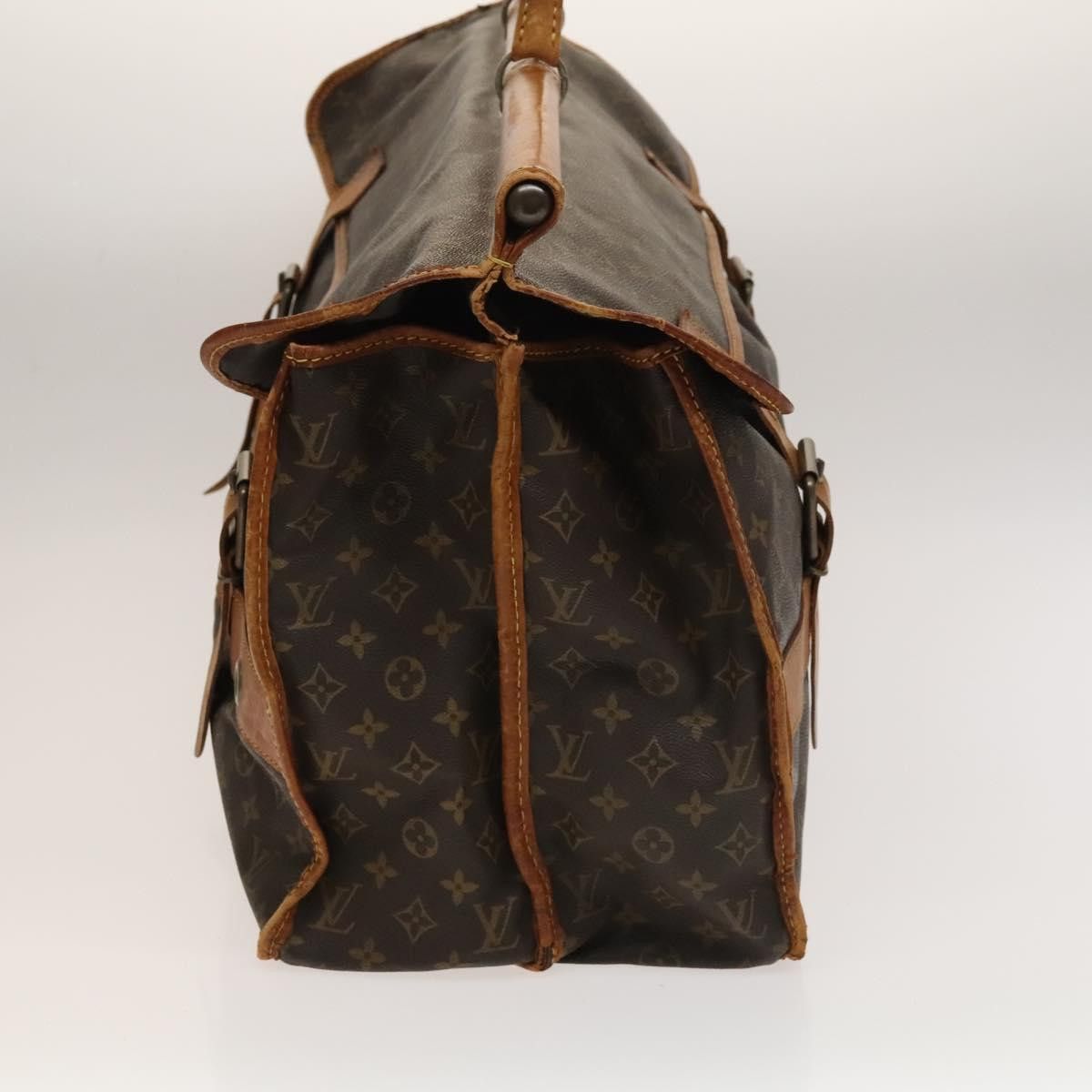 Louis Vuitton LOUIS VUITTON Monogram Game Meat Boston Bag M58120 Size ONE SIZE - 4 Thumbnail