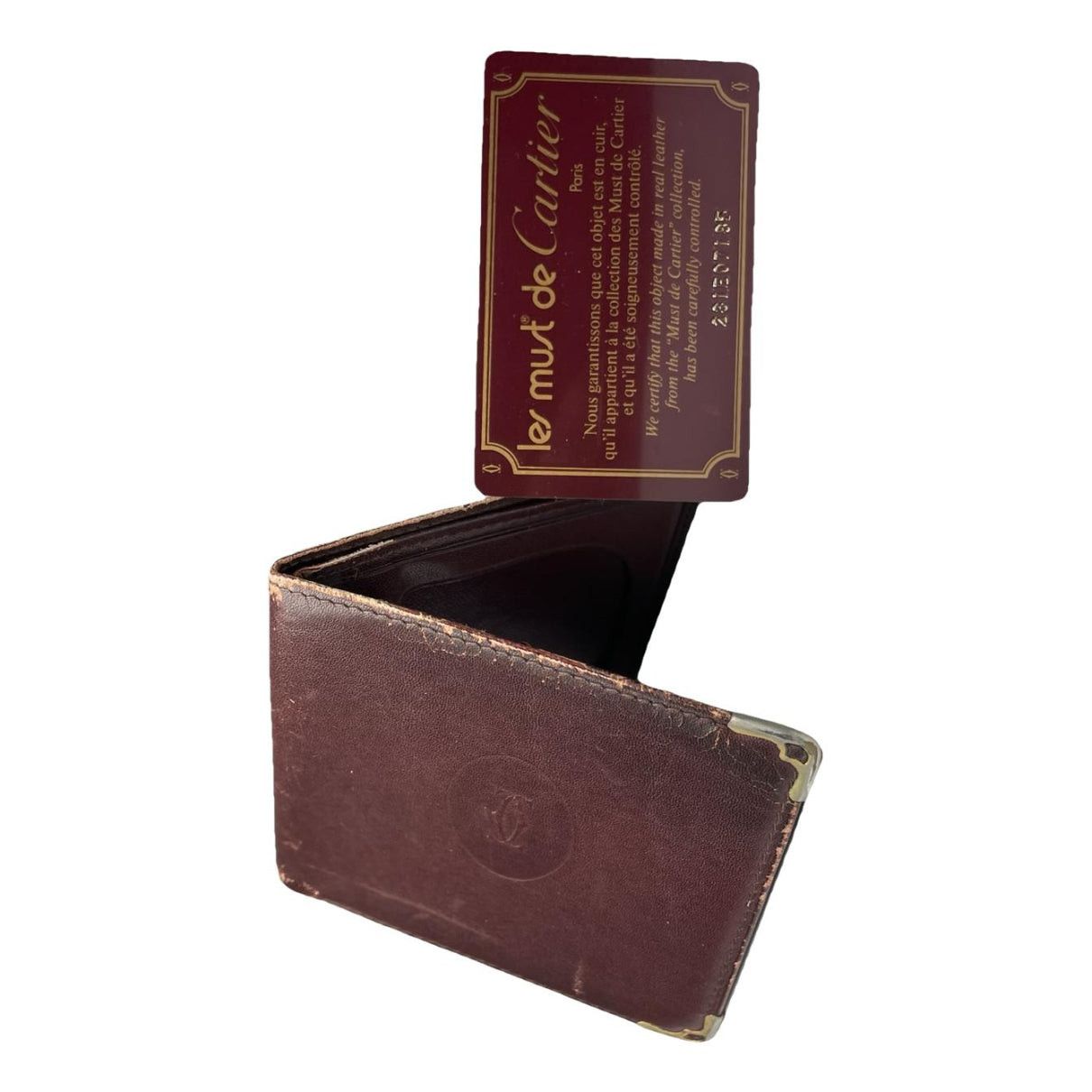 Cartier Burgundy Patent Leather Purse Size ONE SIZE - 1 Thumbnail