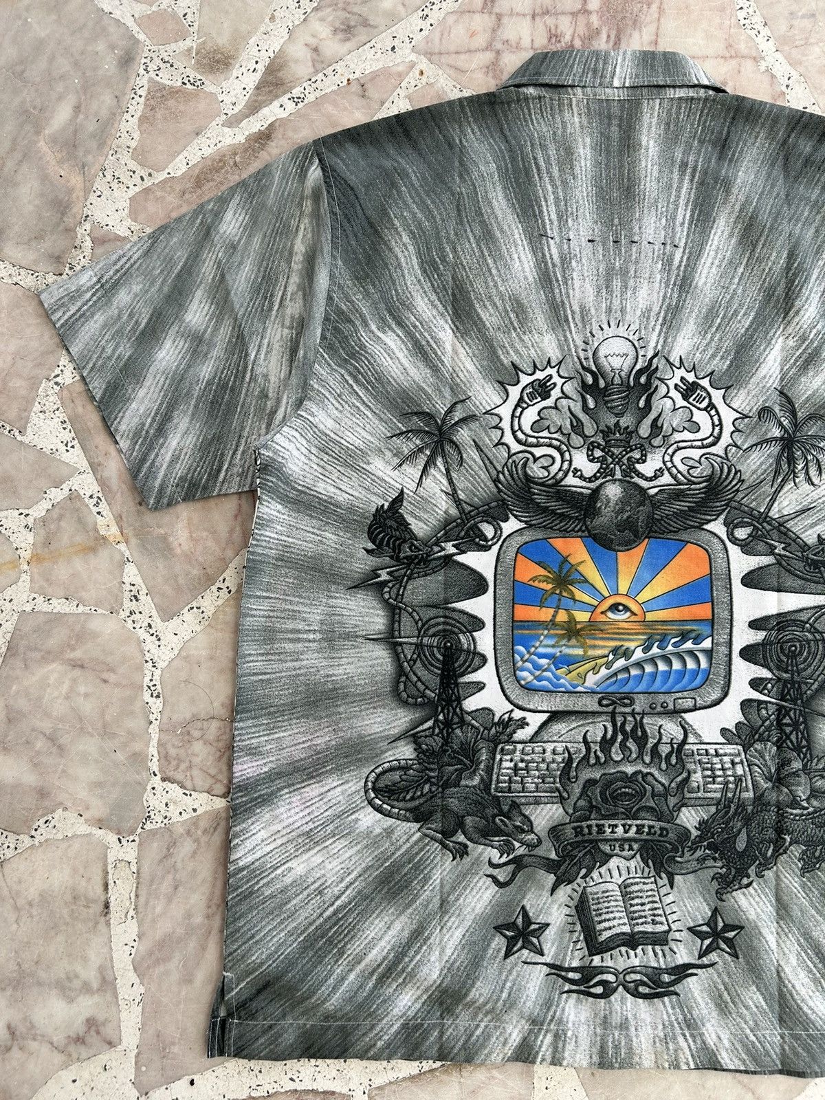 Other Illuminati One Eyed Pyramid Rietweld USA Overprint Size US XL / EU 56 / 4 - 13 Thumbnail