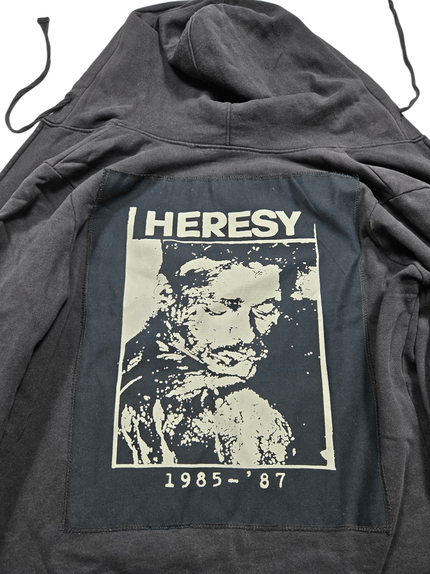 Band Tees Vintage 00s Y2K Heresy - 1985- 87' Hardcore Punk Hoodie Size US M / EU 48-50 / 2 - 2 Thumbnail