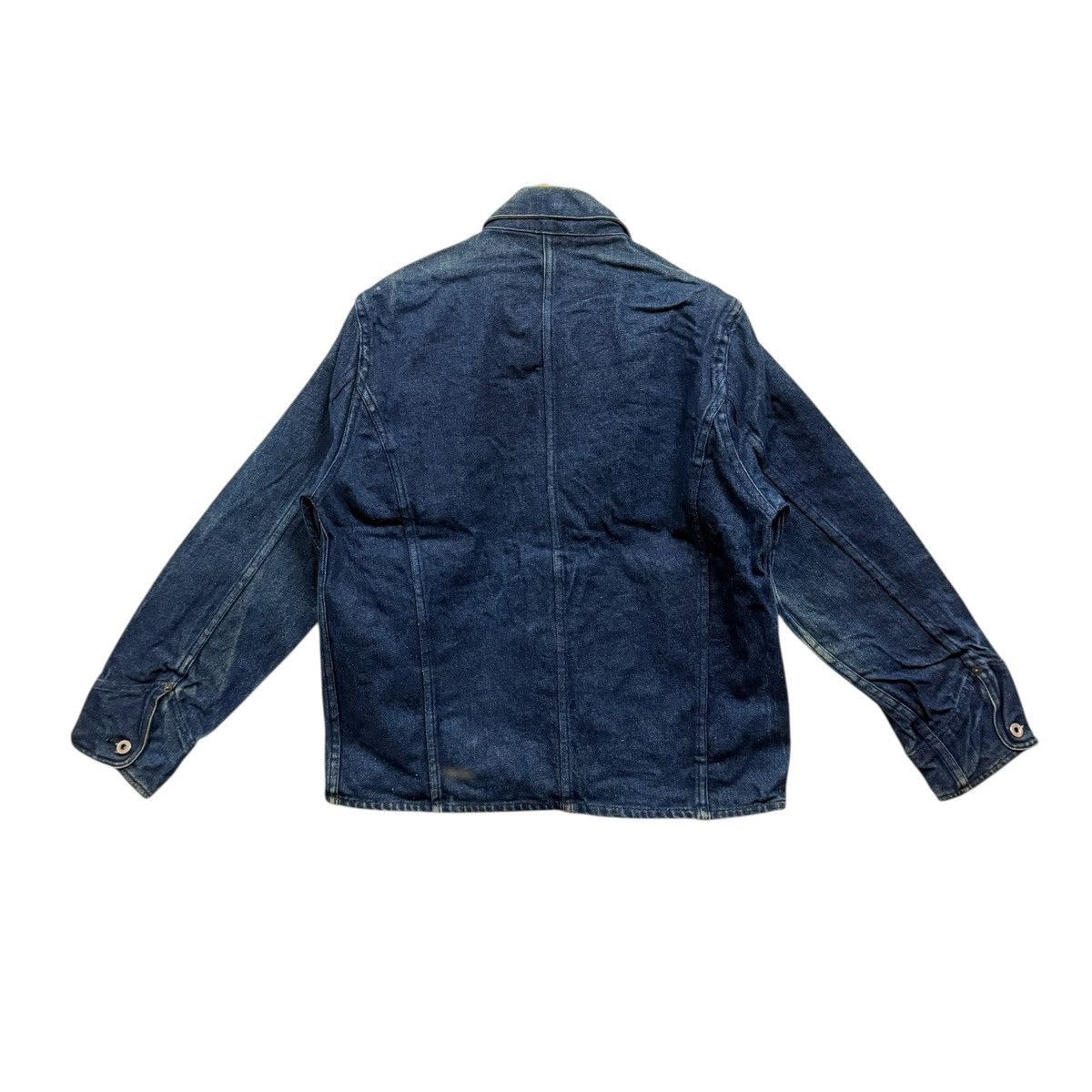 Japanese Brand Vintage Denim Chore Jacket Japanese Brand Size US M / EU 48-50 / 2 - 2 Thumbnail