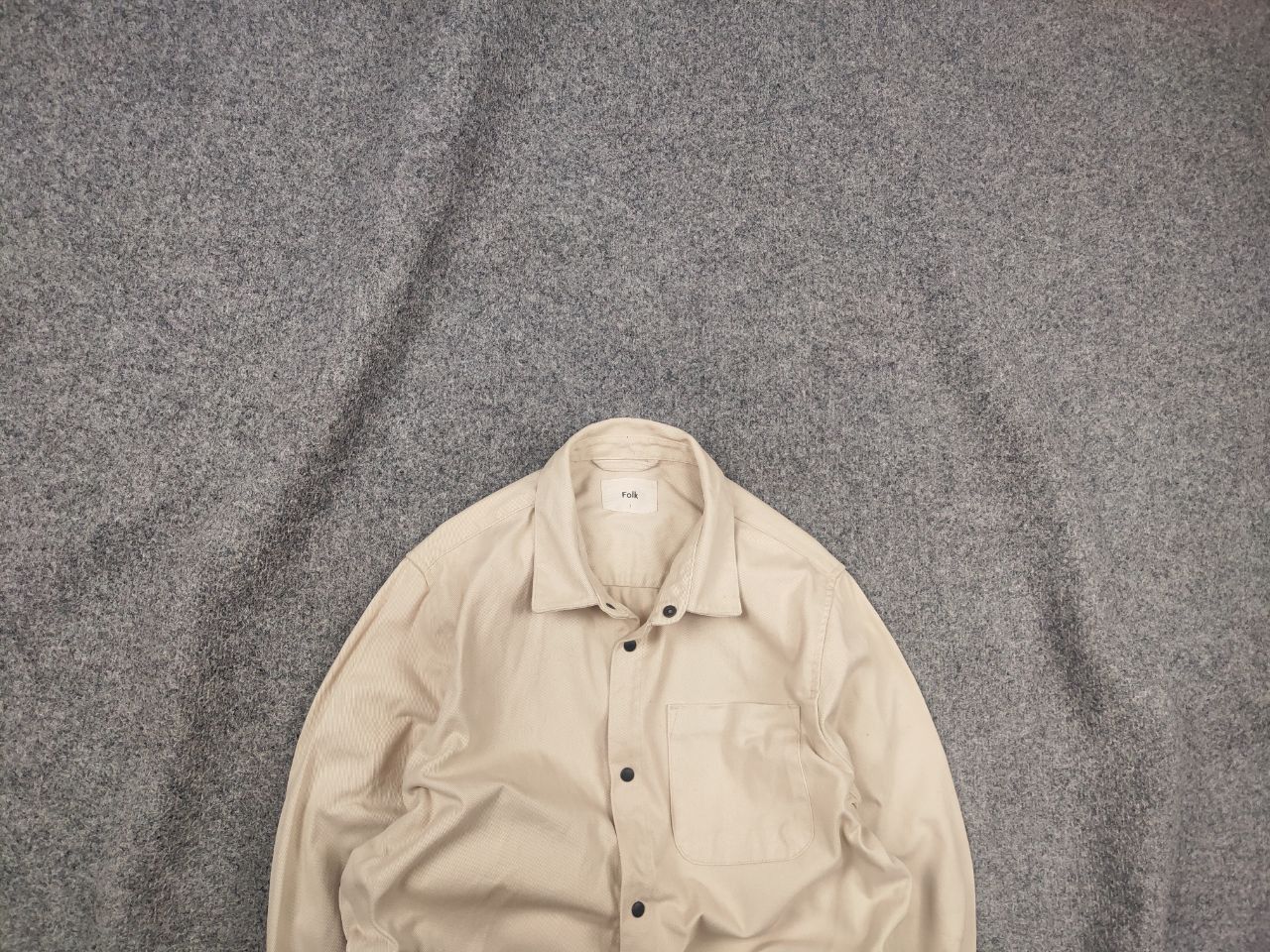 Folk Folk Vintage Minimalist canvas Chote Work Casual Jacket Size US L / EU 52-54 / 3 - 1 Thumbnail