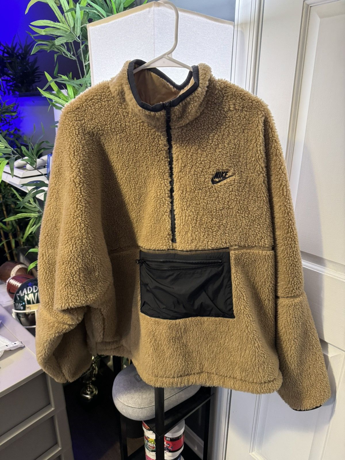 Fuzzy nike hoodie on sale