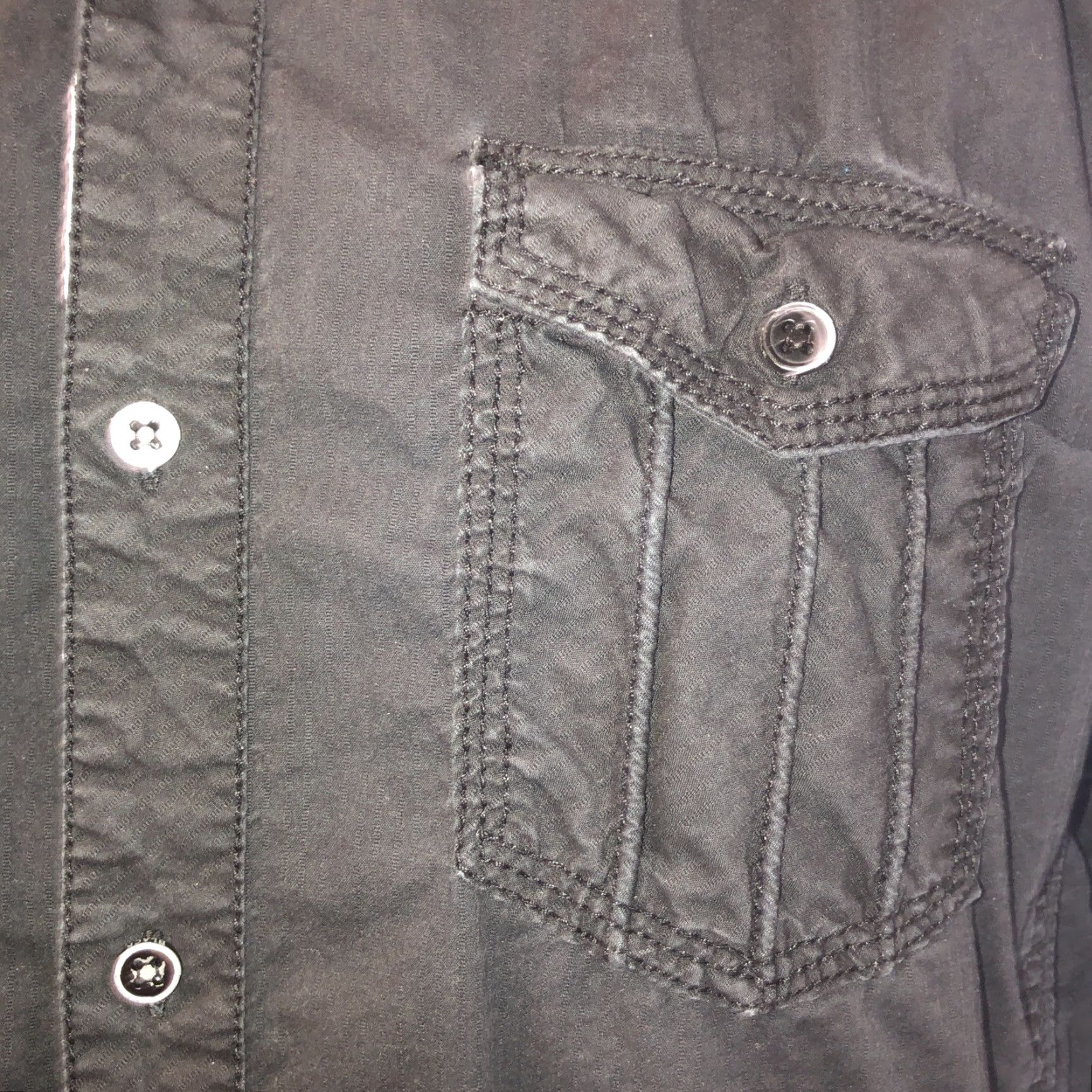 Buckle Black Buckle Black Athletic Fit Mens Shirt M Shirt Black Long Sleeve Button-Up Collared Solid Vintage No Regular Size M Mens Size US M / EU 48-50 / 2 - 2 Thumbnail