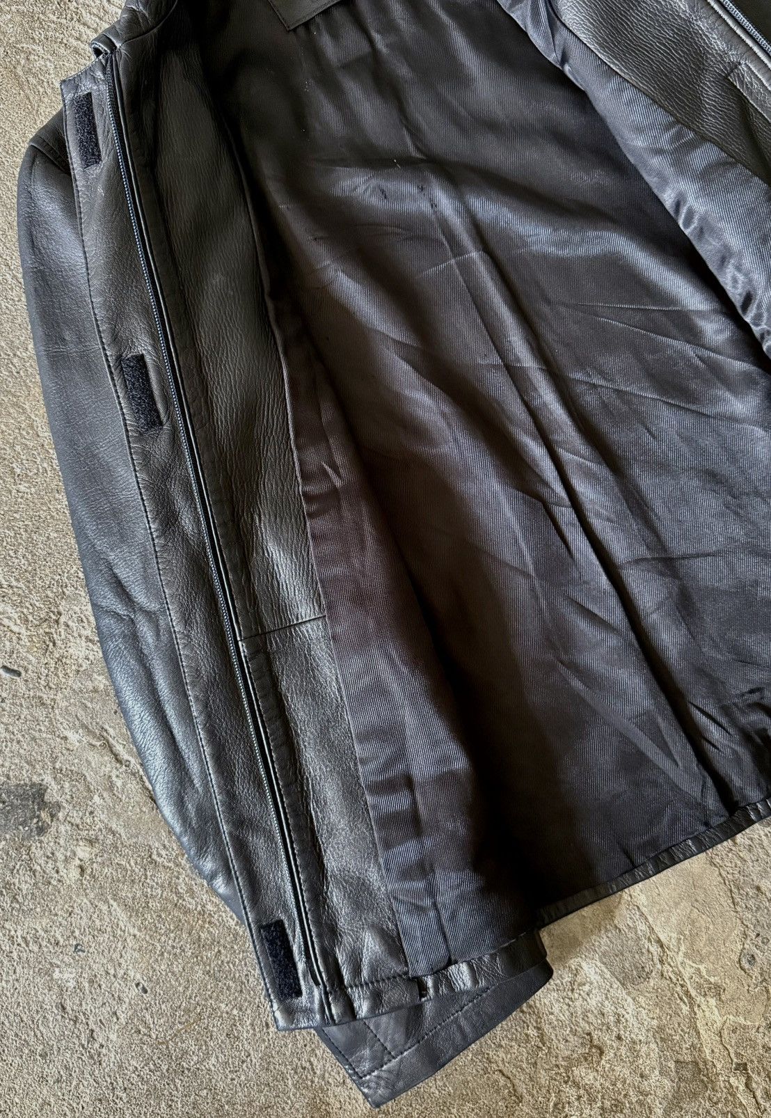 Prada Prada - 1999 - Velcro Zippered - Leather Jacket Size XS / US 0-2 / IT 36-38 - 12 Thumbnail