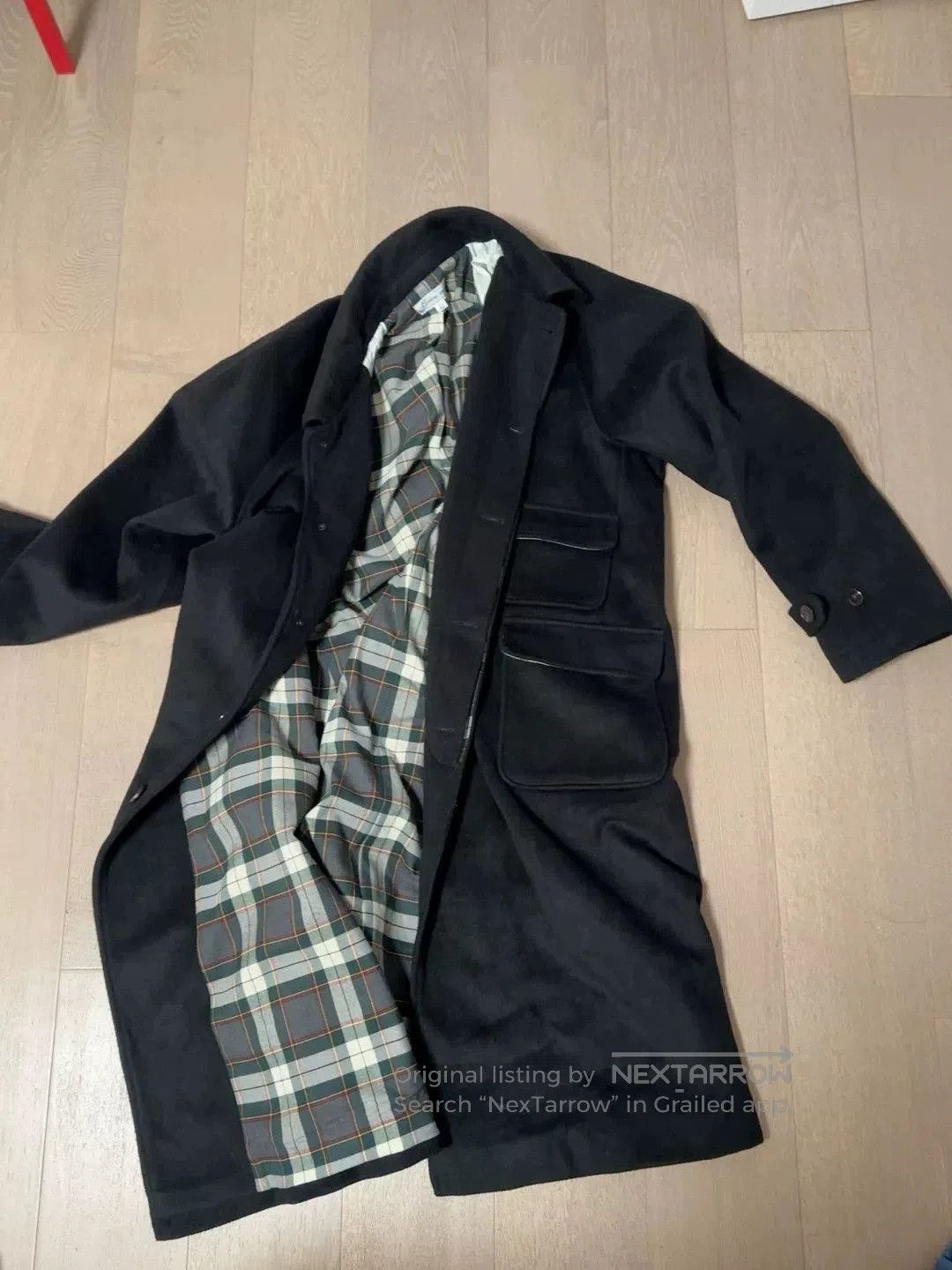Mastercraft Union Labour Union Balmacaan Heavy Wool Trench Coat. Size M / US 6-8 / IT 42-44 - 6 Thumbnail