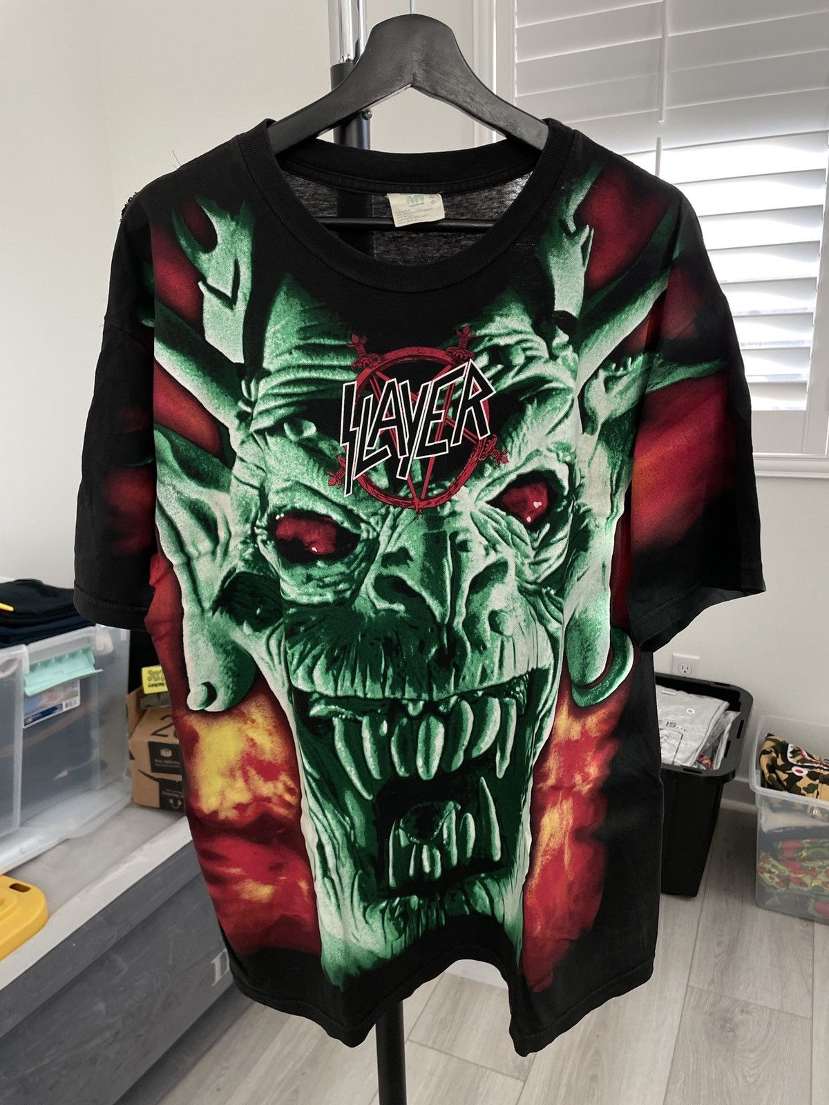 Slayer Root Of All Evil AOP Tee