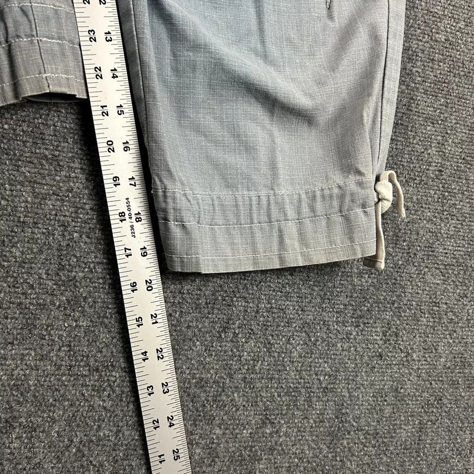 Rei REI Pants Womens 10 Blue Capri Hiking Outdoors Bleached Size 32" / US 10 / IT 46 - 4 Thumbnail