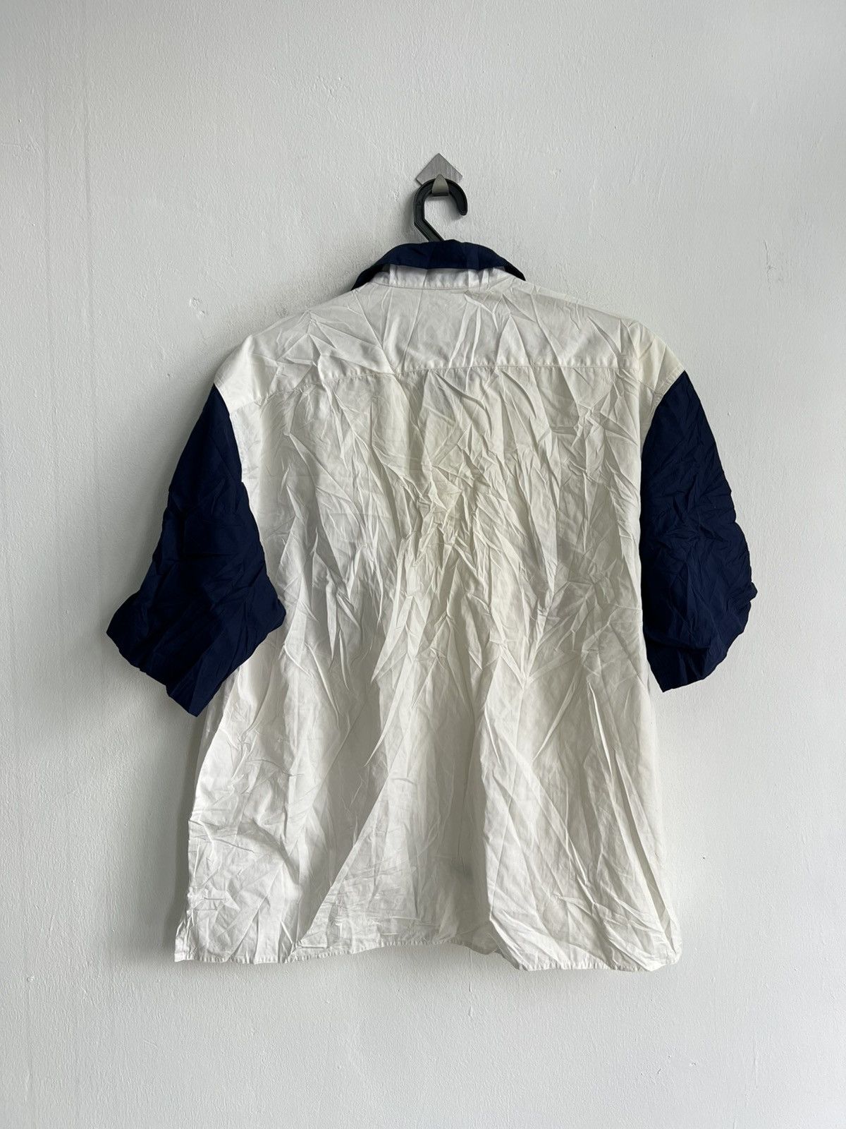 Lonsdale Vintage Lonsdale UK Brit Flag Mods Camp Collar Work Shirt Size US XL / EU 56 / 4 - 4 Thumbnail
