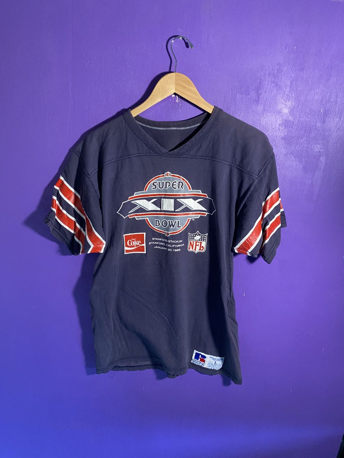 NFL Vintage 1985 Super bowl XIX Coca-Cola jersey shirt Size US M / EU 48-50 / 2 - 1 Thumbnail