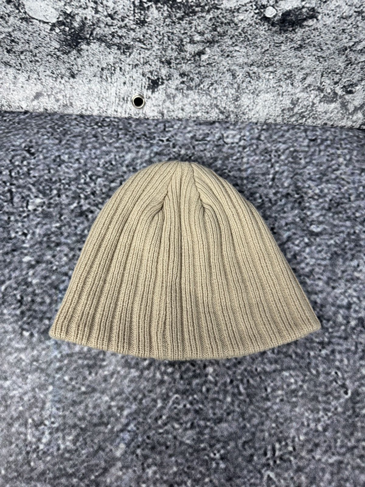 Von Dutch Von Dutch Vintage Beanie Hat Logo Patch Ribbed One Size Size ONE SIZE - 3 Thumbnail