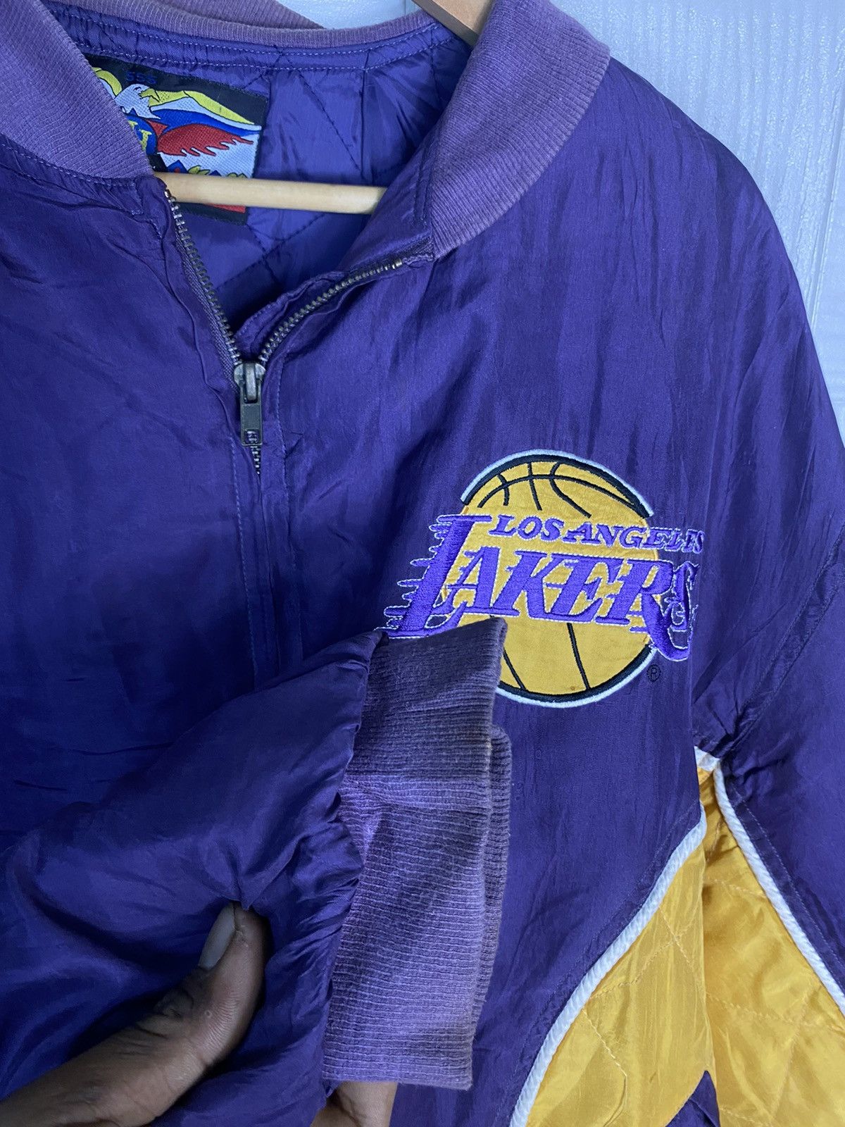 NBA LOS ANGELES LAKERS L.A BOMBER JACKET Size US L / EU 52-54 / 3 - 4 Thumbnail