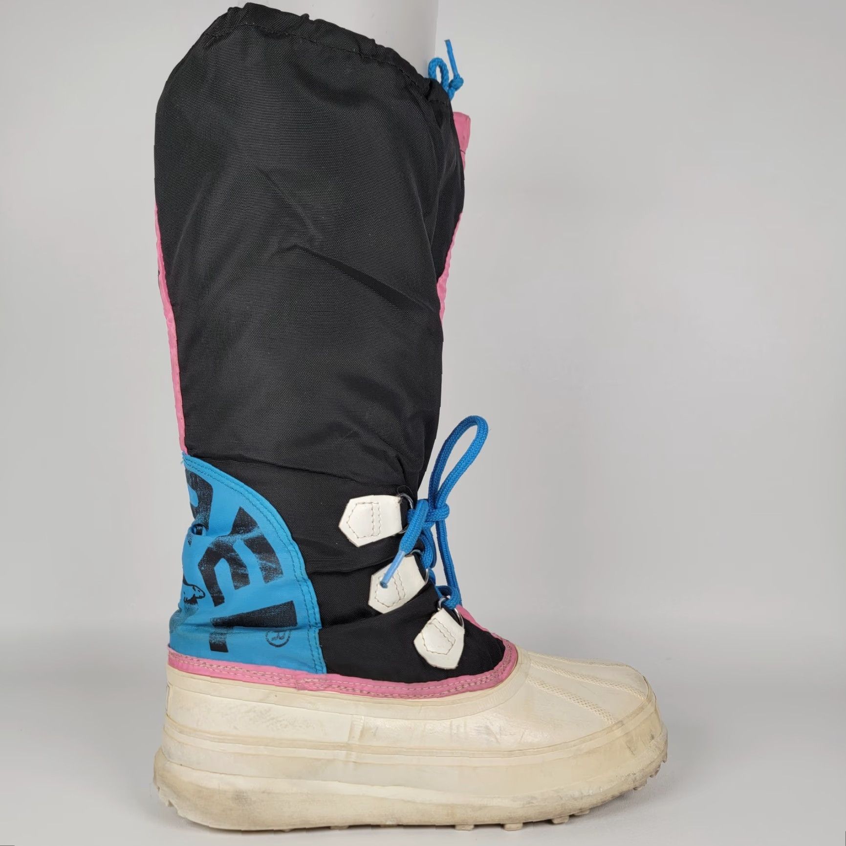 SOREL VINTAGE 90’s SOREL Freestyle Nylon Tall Big Logo Ski Snow Boots, Size 9 Women Size US 9 / IT 39 - 4 Thumbnail
