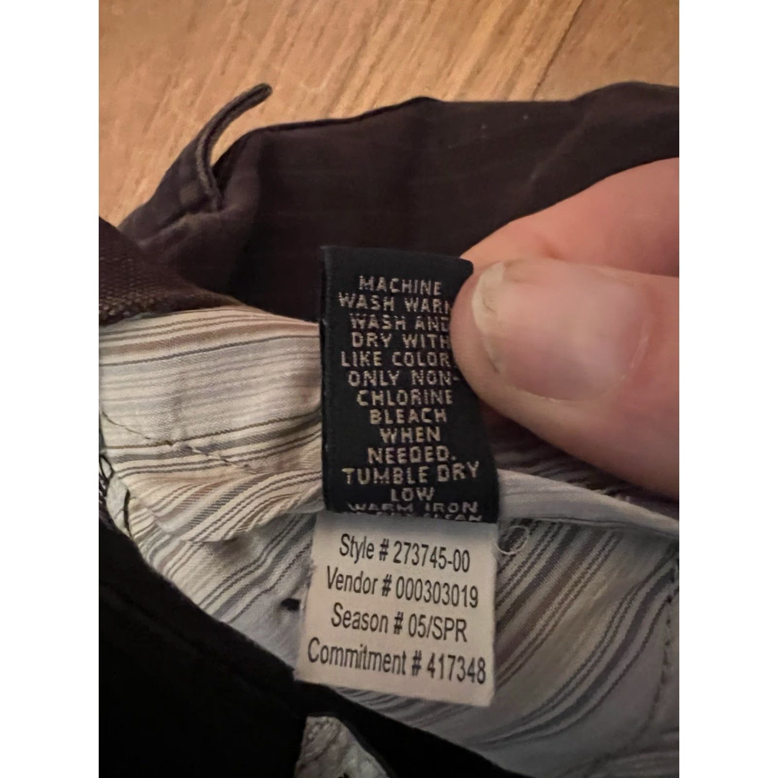 Banana Republic VINTAGE Banana Republic Heritage Trousers Pants Mens 33x30 Brown Pinstripe Boho 2005 Mens Regular Brown Pinstripe Trousers Size US 33 - 5 Thumbnail
