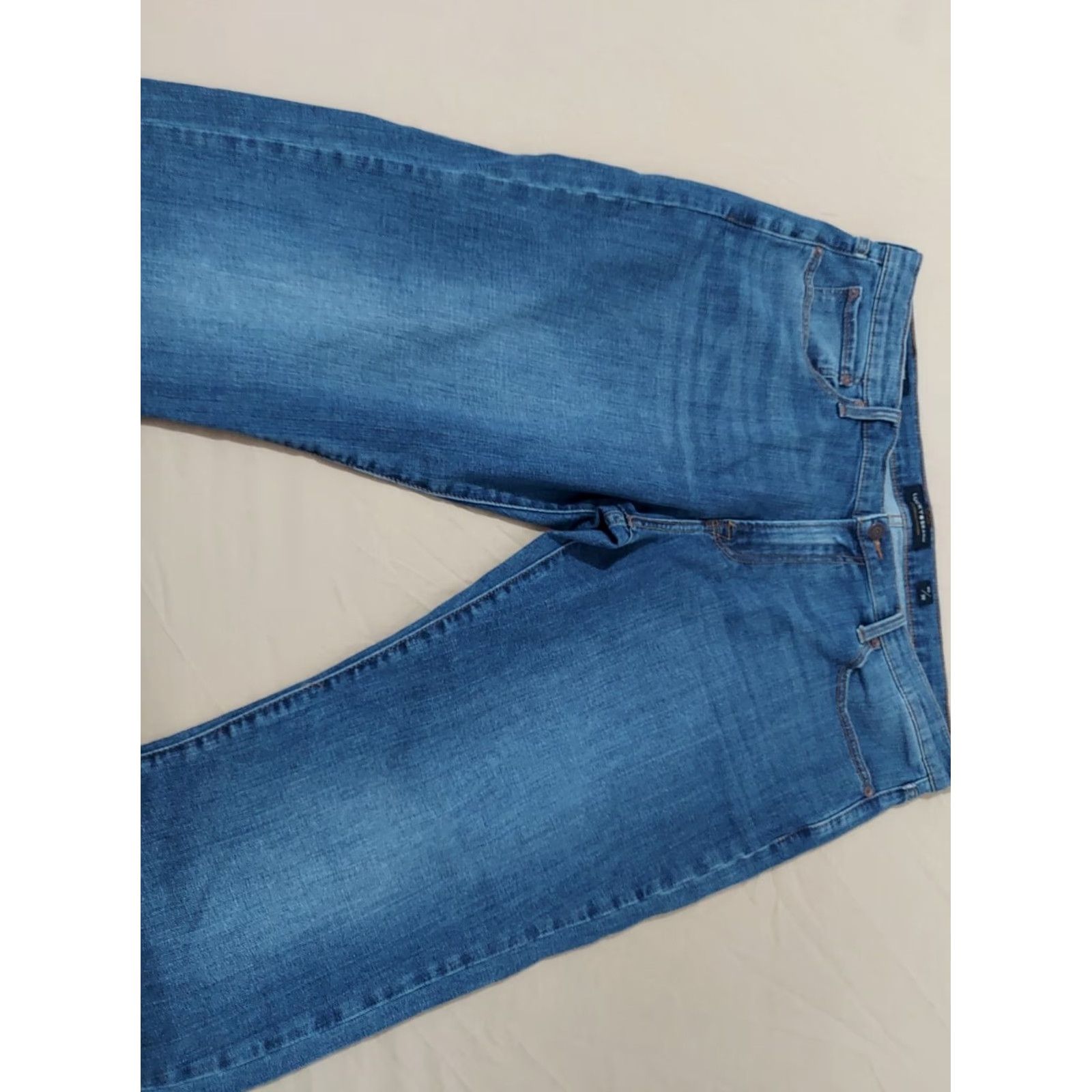 Lucky Brand VINTAGE? Lucky Brand 221 Jeans 40x30 Denim Pants Stretch Straight Mens Blue 40 Regular Jeans Mens Size US 40 / EU 56 - 4 Thumbnail