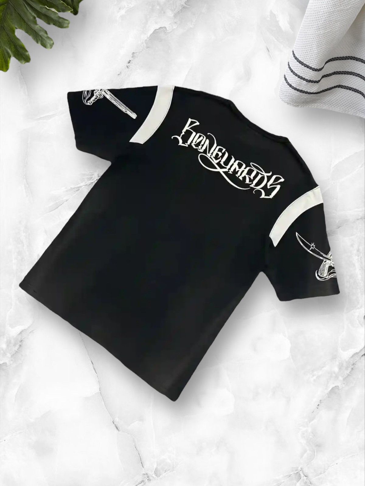 Neighborhood × Stussy × Vintage Vintage Stussy X Neighborhood Boneyards Sun Faded Tshirt Size US M / EU 48-50 / 2 - 9 Thumbnail