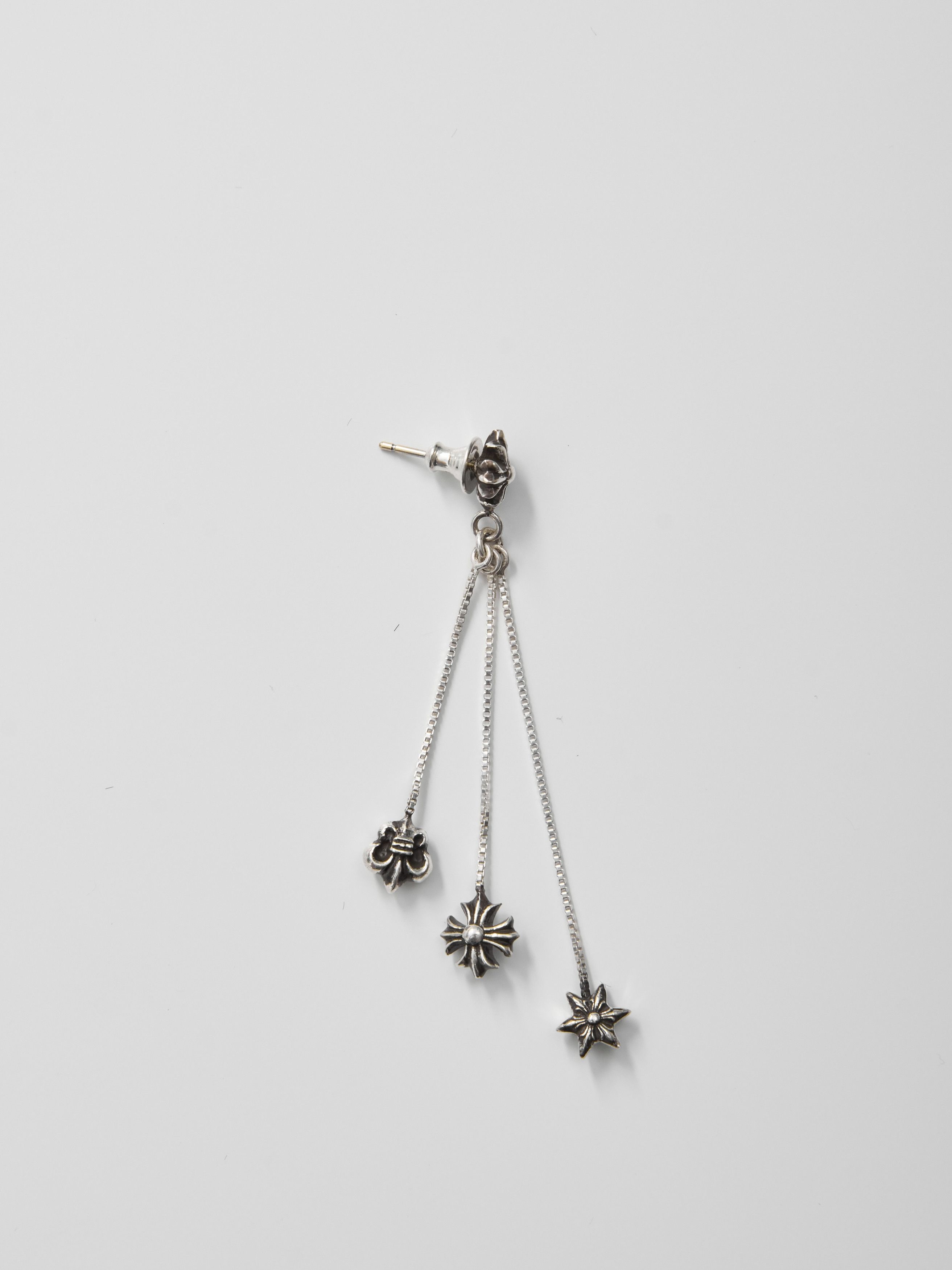 Chrome Hearts CHROME HEARTS JOJO PST PLS BS STAR L CROSS FUSTER EARRINGS Size ONE SIZE - 3 Thumbnail