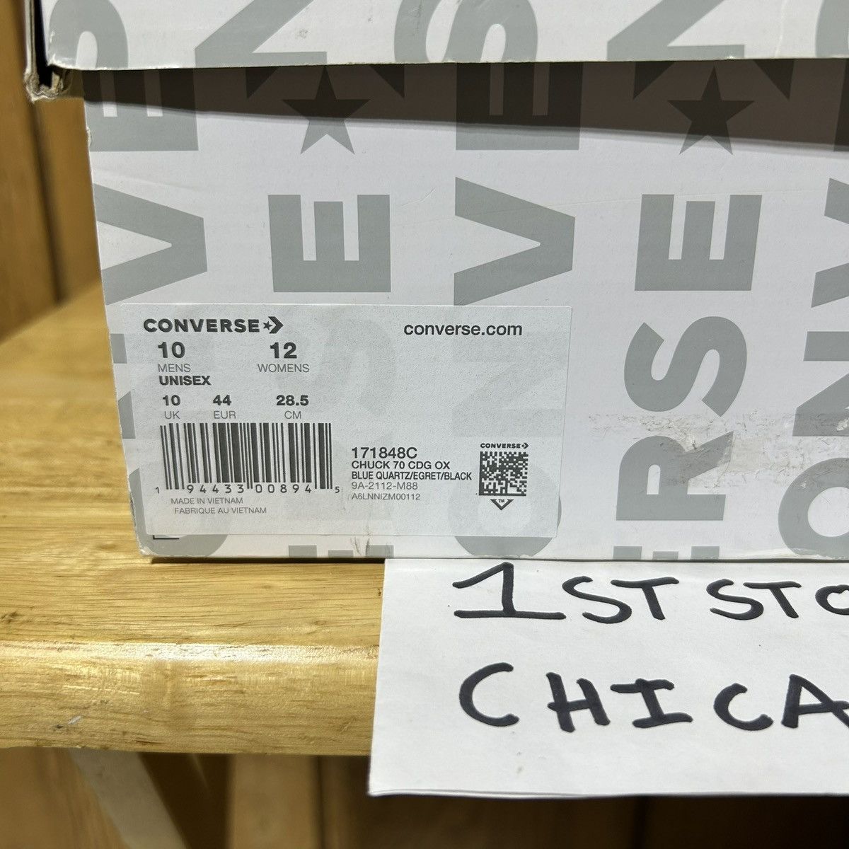 Comme des Garcons PLAY × Converse Converse Chuck Taylor Low x CDG Comme Des Garcons Sz 10 NEW Size US 10 / EU 43 - 11 Thumbnail