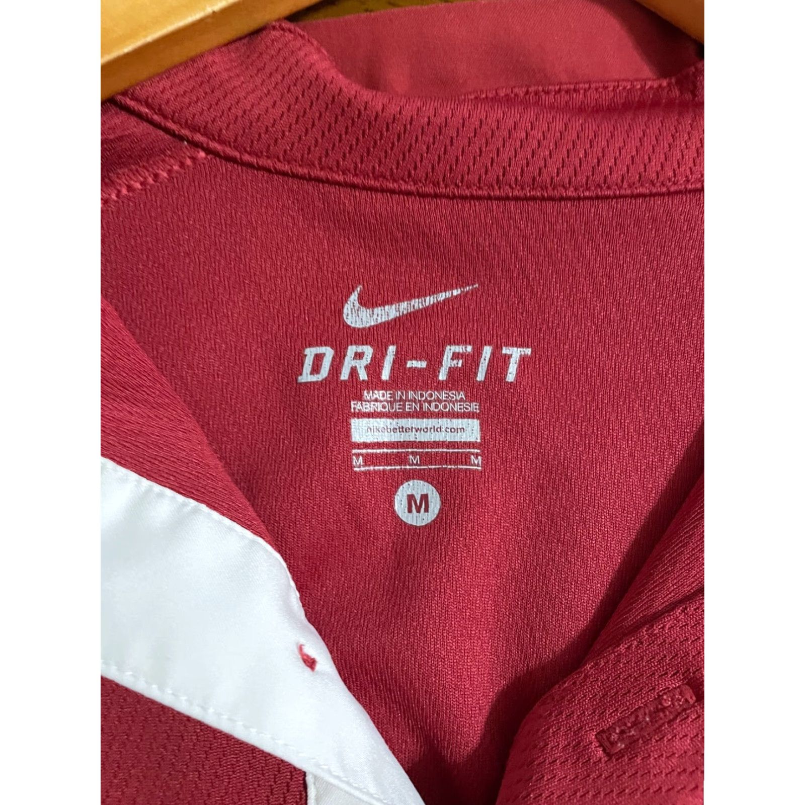 Nike Nike Polo Men’s Dri-FIT OSU Logo Short Sleeves Burgundy White Shirt OSU Football College Nike Dri-FIT Polo Men’s Size US M / EU 48-50 / 2 - 3 Thumbnail