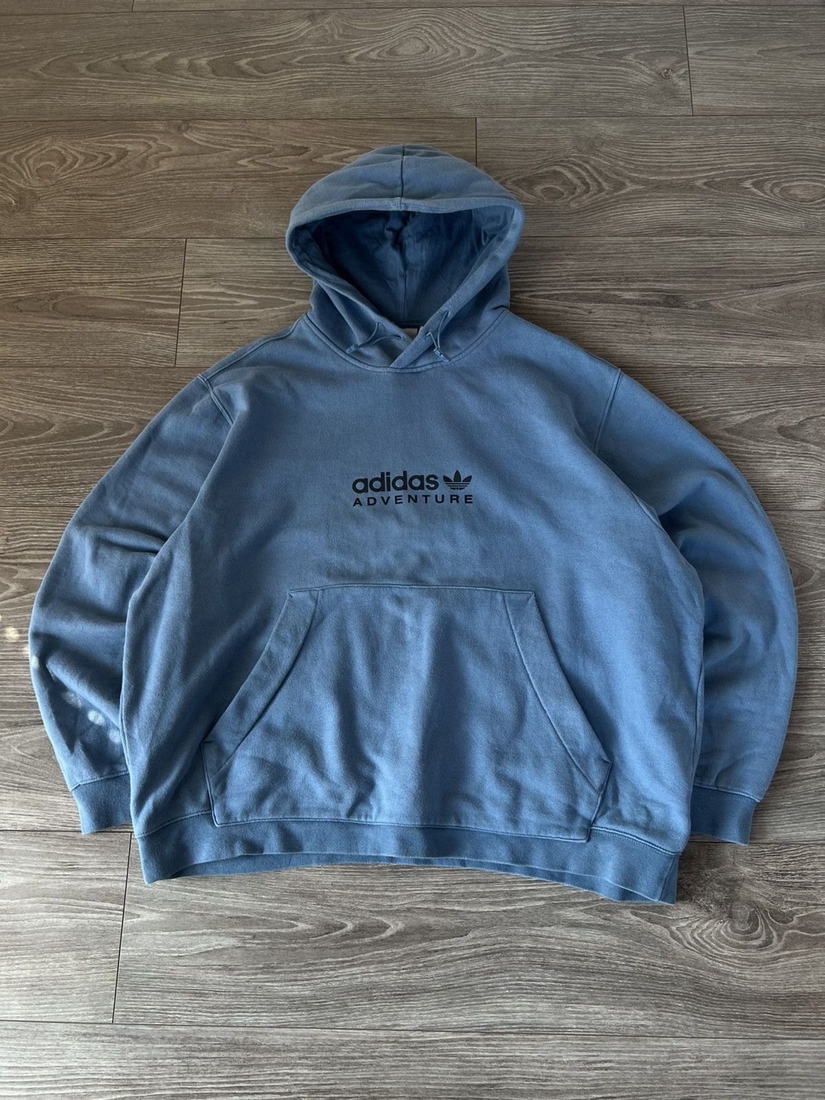Adidas ‼️Adidas Adventure EQT Big Logo Regular Hood Hoodie ‼️ Size US XXL / EU 58 / 5 - 5 Thumbnail