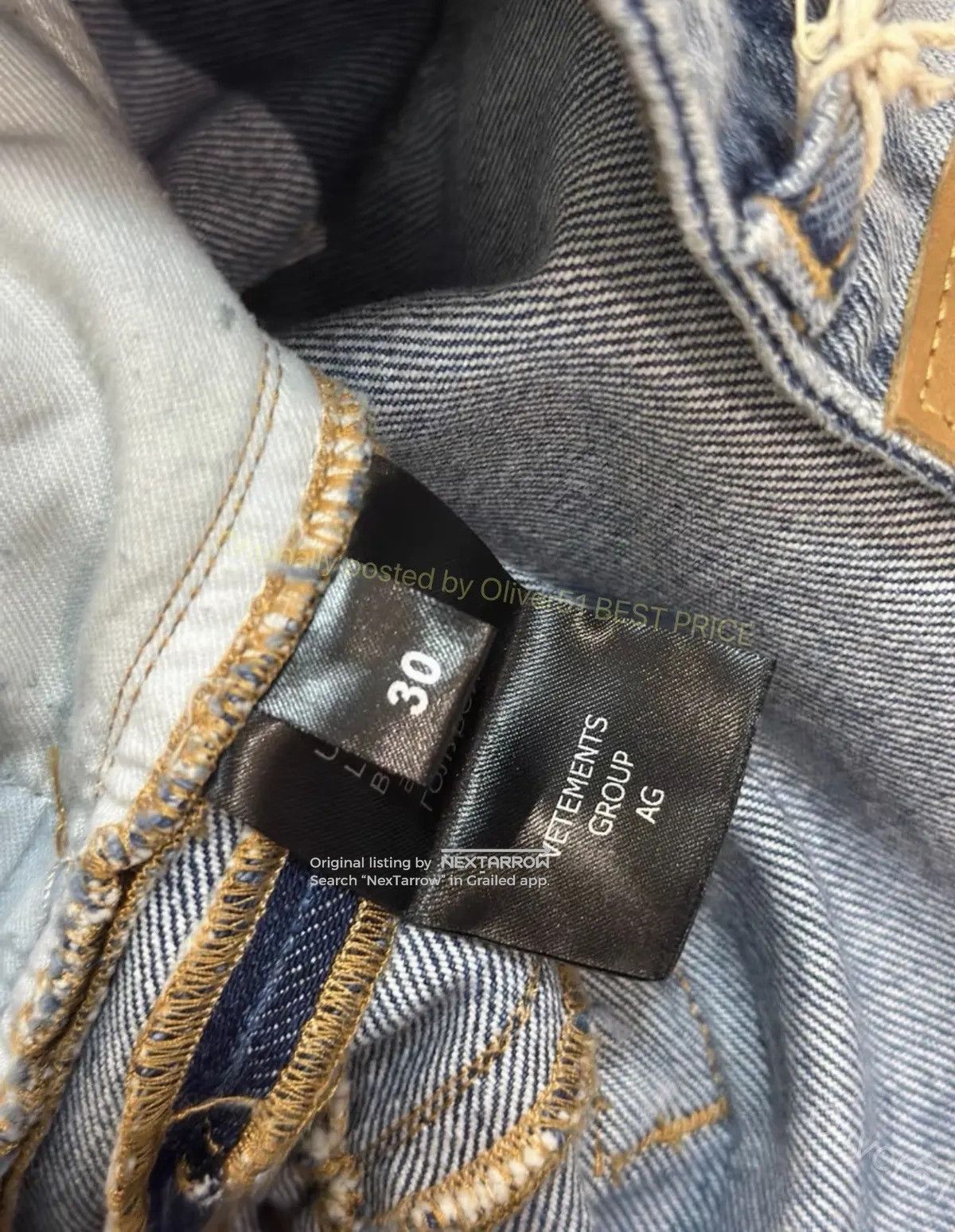 Vetements Vetements 23SS destroyed jeans YYYY1/2609 Size US 30 / EU 46 - 4 Thumbnail