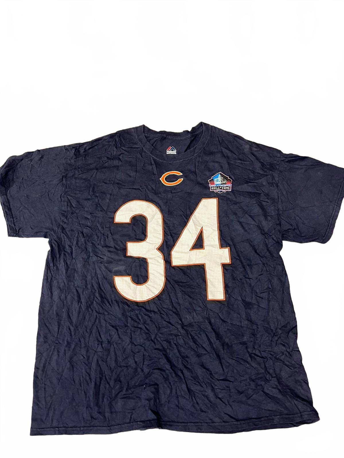 Majestic Chicago Bears Walter Payton 34 T-Shirt - Majestic - NFL Size US XL / EU 56 / 4 - 2 Thumbnail