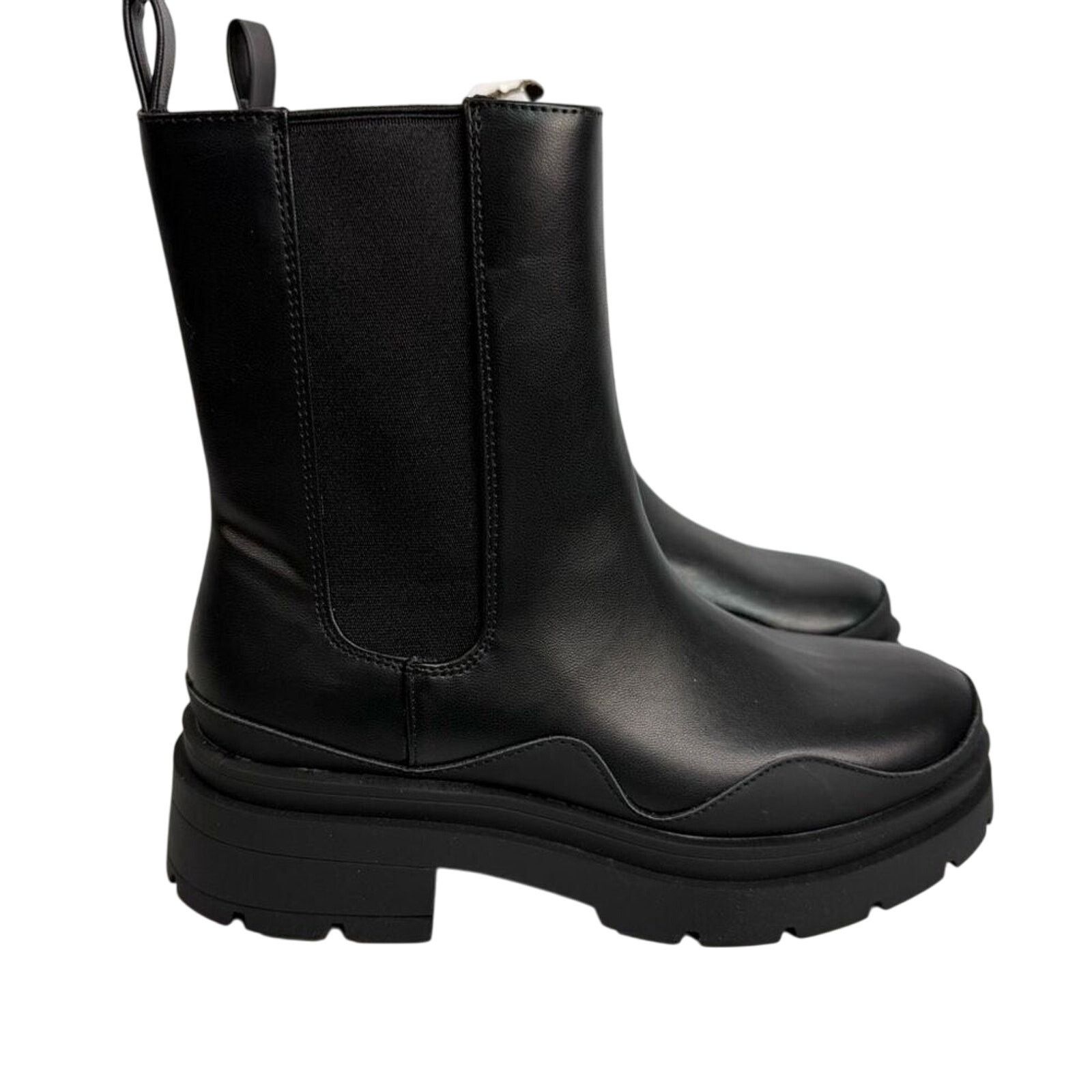Wild Bunch Wild Pair Women's Combat Boots sz 7.5 Pull On NEW #M137 Size US 7.5 / IT 37.5 - 4 Thumbnail