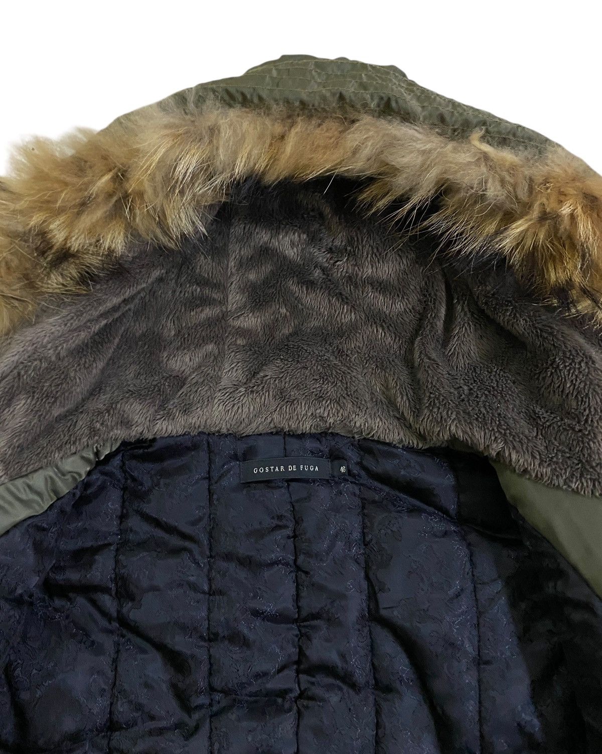 GOSTAR DE FUGA Very Rare Vintage Brand Gostar De Fuga Fur MA-1 Jacket 2000s Size US M / EU 48-50 / 2 - 8 Thumbnail