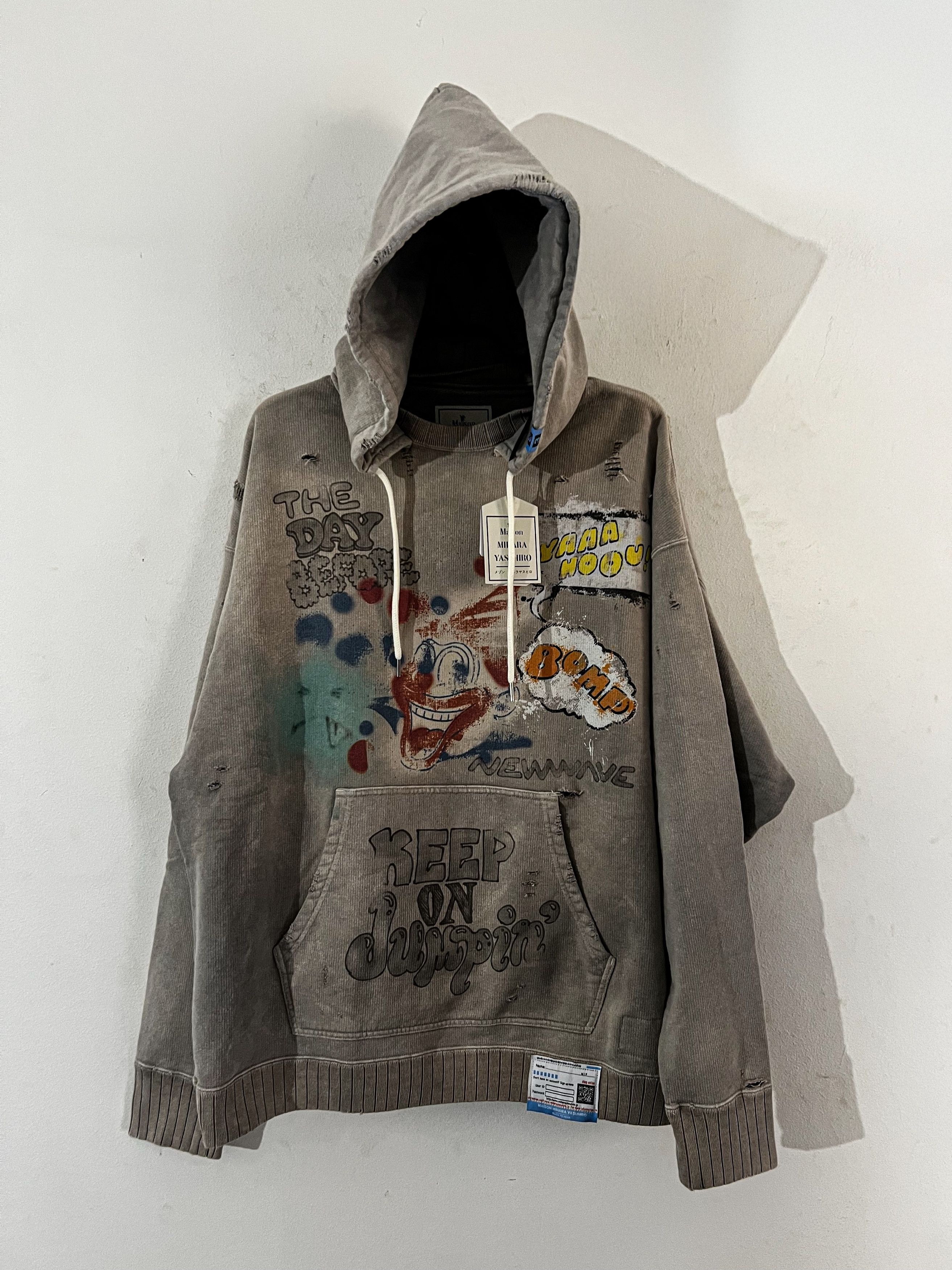 Maison MIHARA YASUHIRO Vintage-like hoodie Size US M / EU 48-50 / 2 - 1 Thumbnail