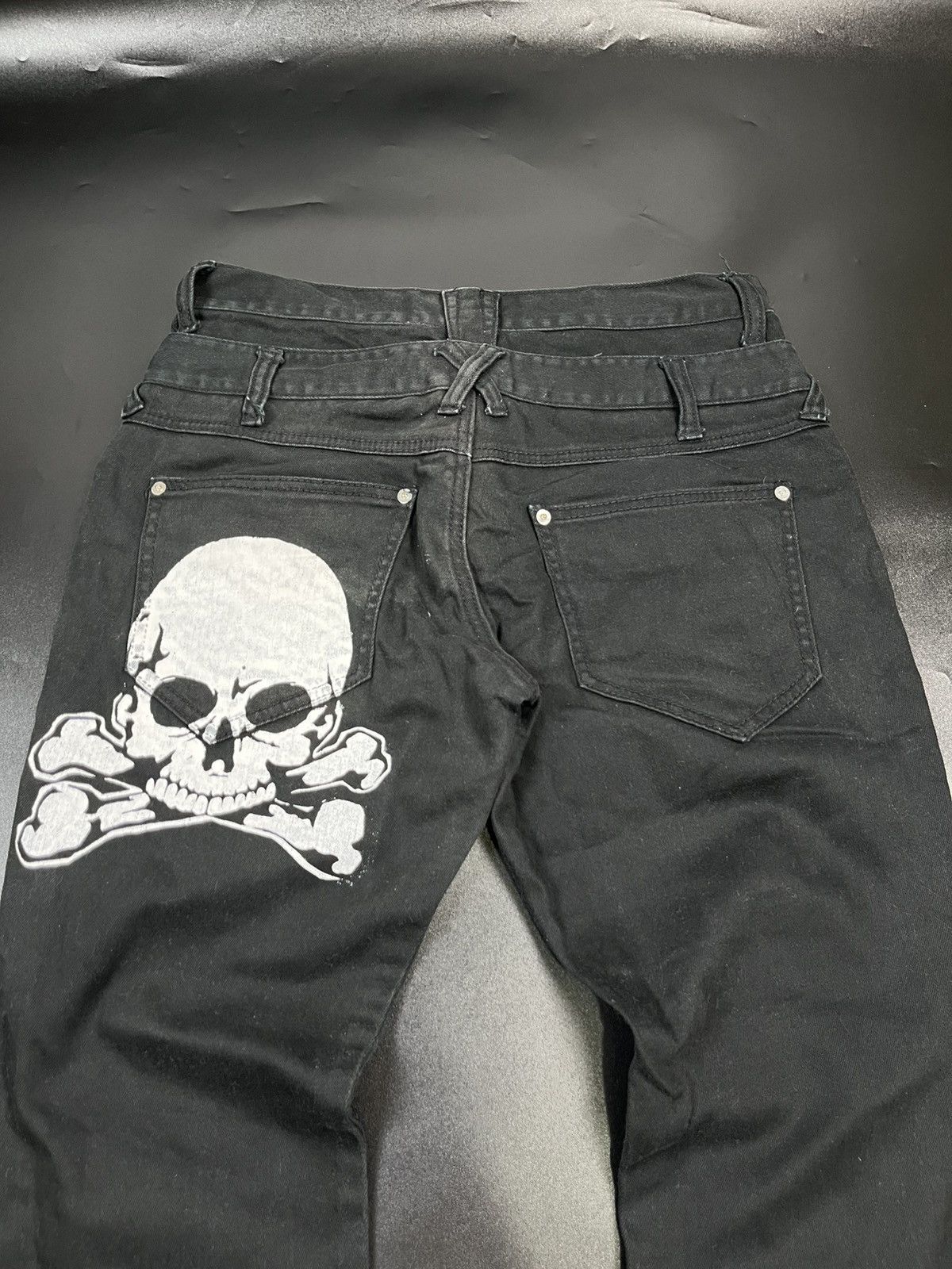 Hysteric Glamour Japanese Skulls big logo jeans Size US 30 / EU 46 - 5 Thumbnail